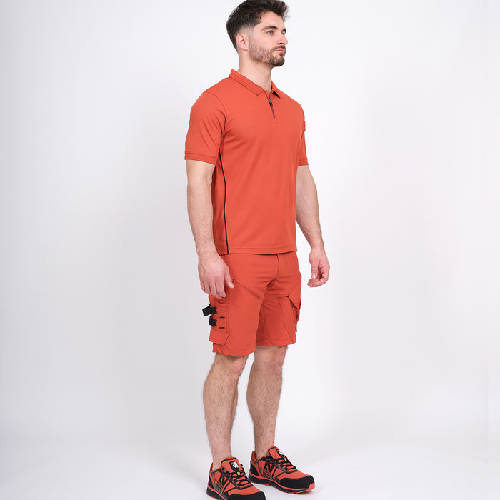 GAULT - WORK POLO - 1060 | Terracotta