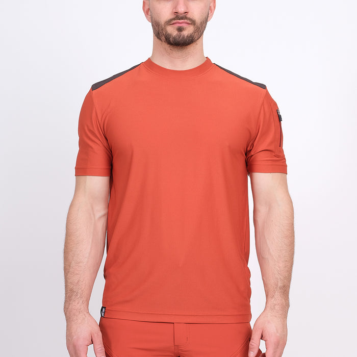 JIM - WORK SHORT SLEEVE T-SHIRT - 1069 | Terracotta