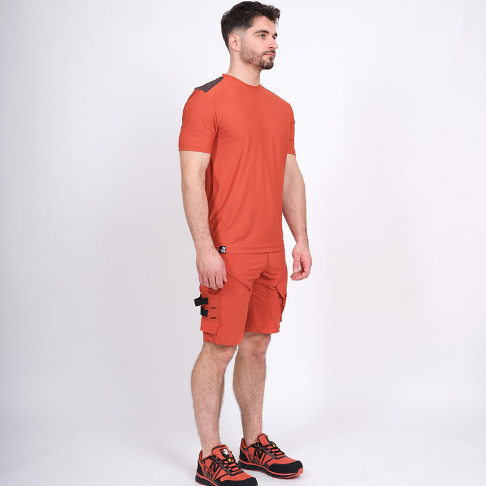 JIM - WORK SHORT SLEEVE T-SHIRT - 1069 | Terracotta