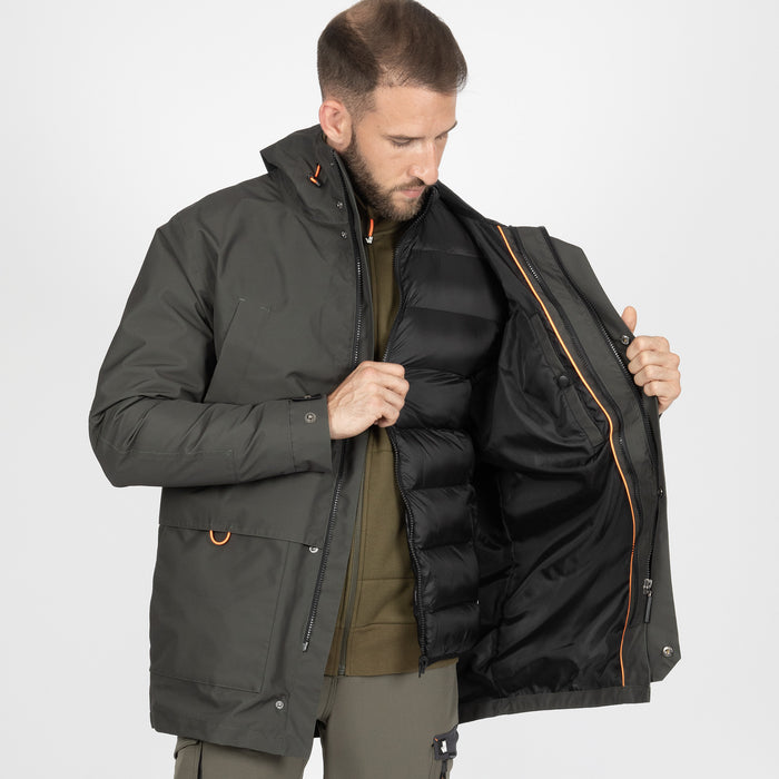 CONOR - PARKA DE TRAVAIL - 1085 | Kaki / Noir