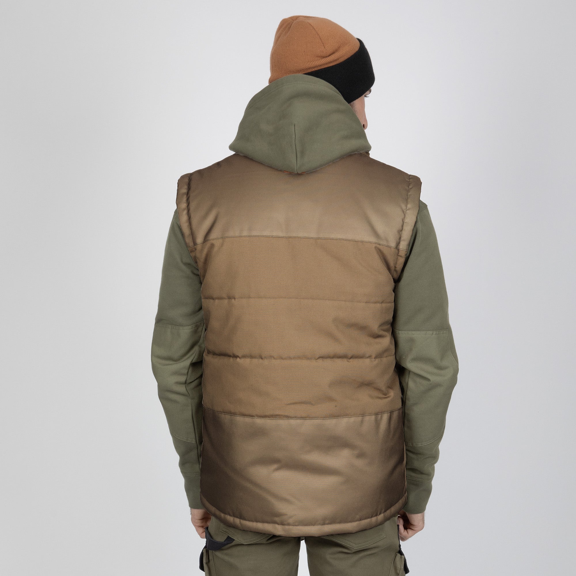 NOAH - SLEEVELESS WORK DOWN JACKET - 1097 | camel