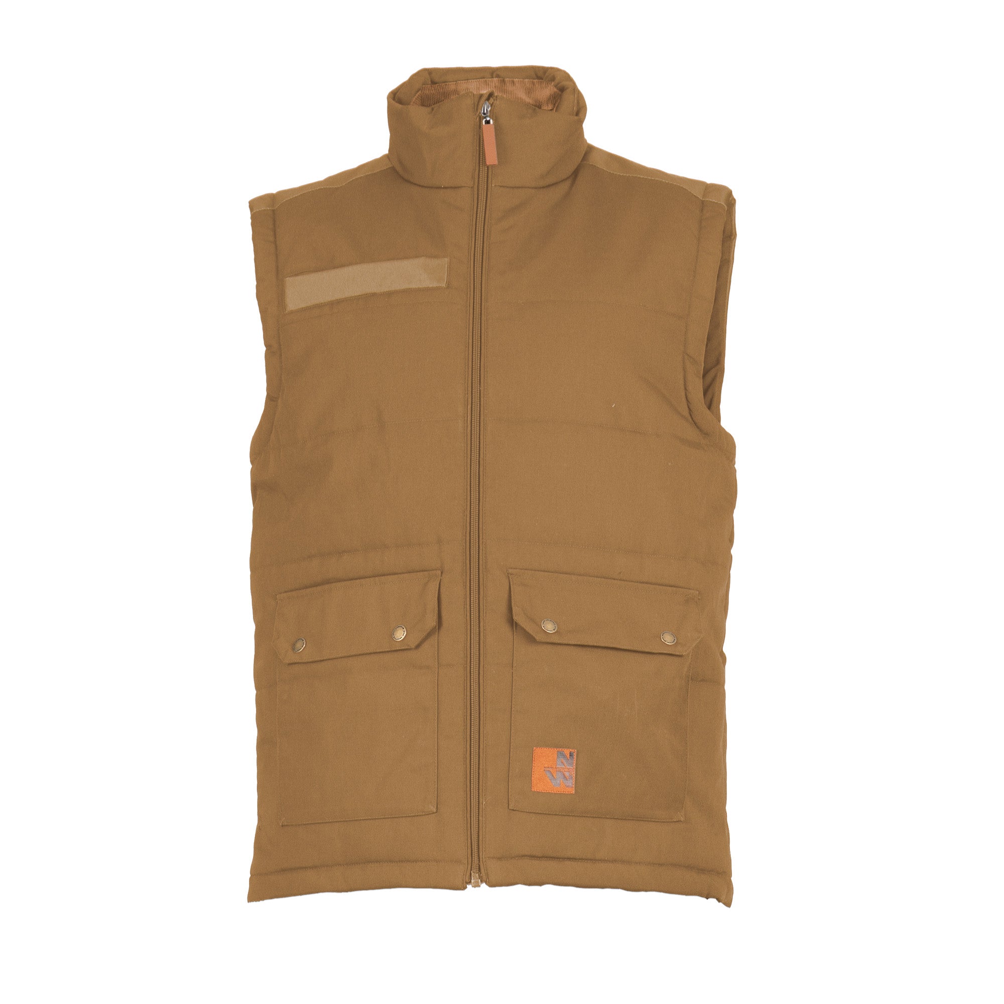 NOAH - SLEEVELESS WORK DOWN JACKET - 1097 | camel