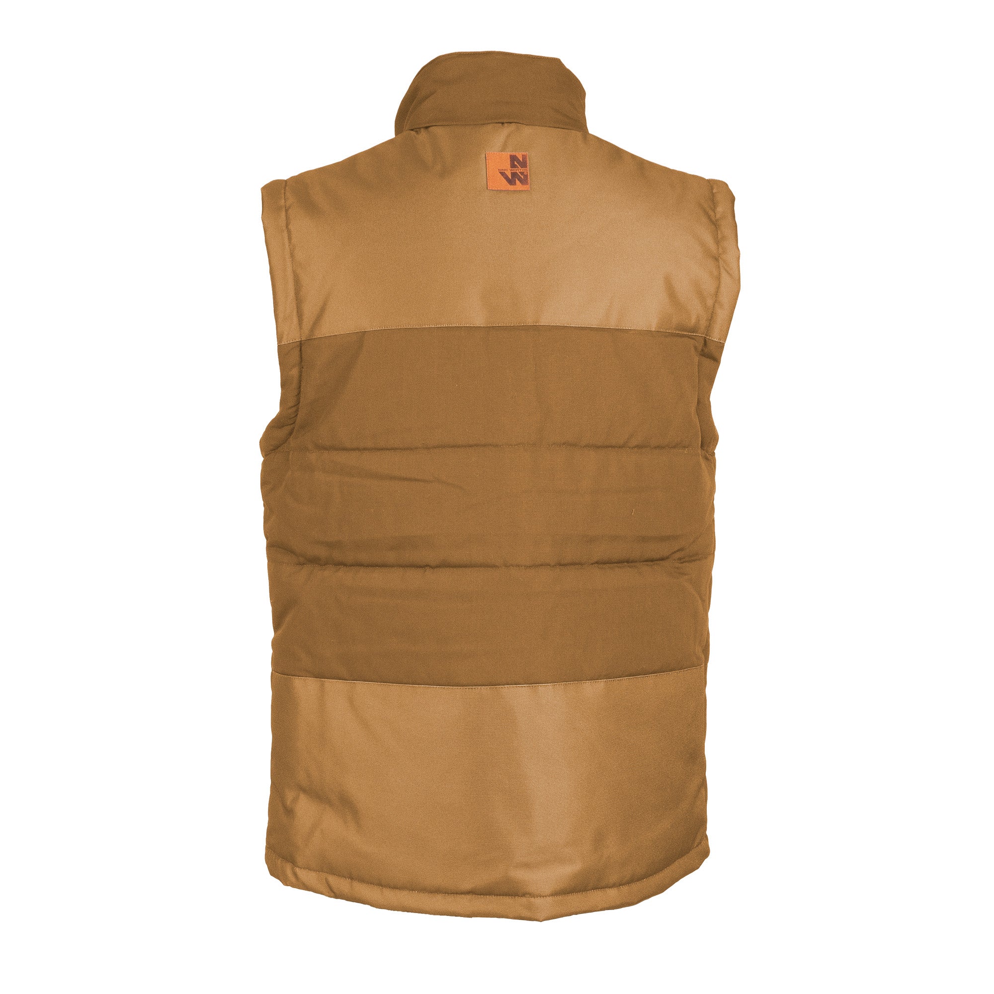 NOAH - SLEEVELESS WORK DOWN JACKET - 1097 | camel