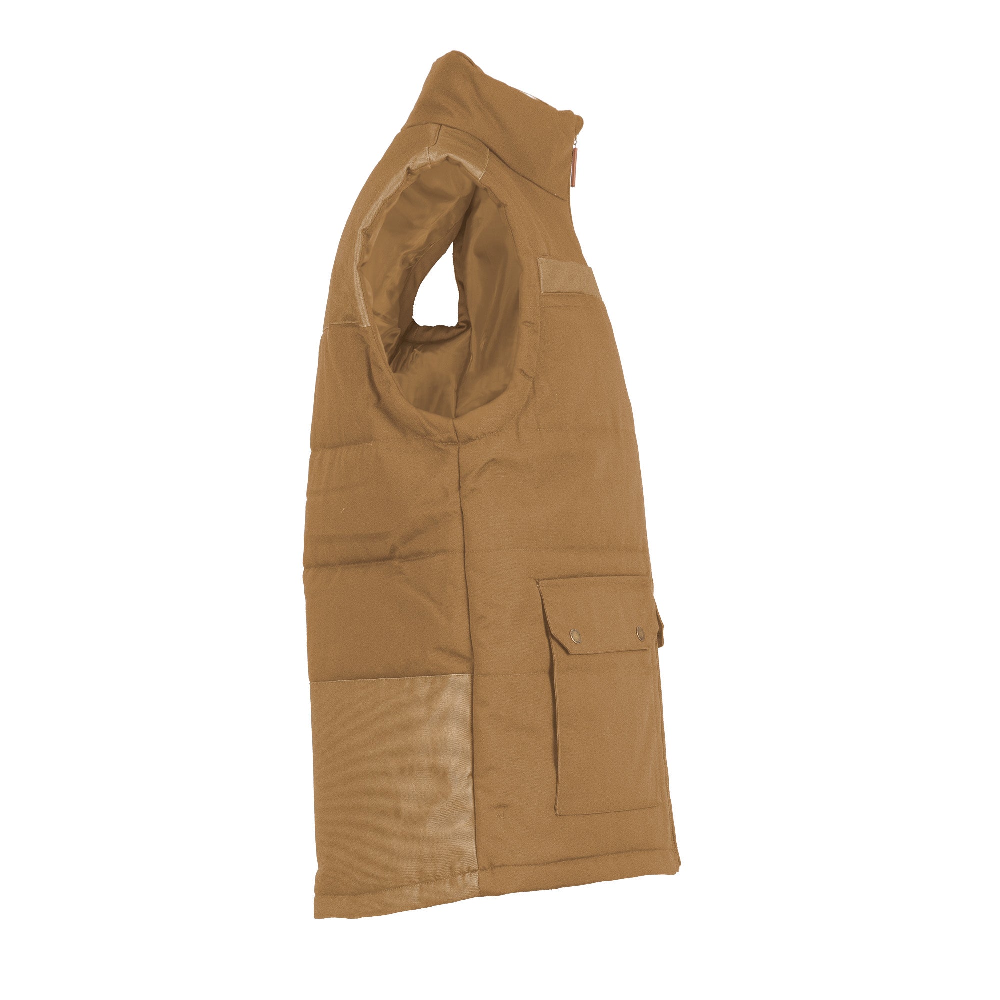 NOAH - SLEEVELESS WORK DOWN JACKET - 1097 | camel