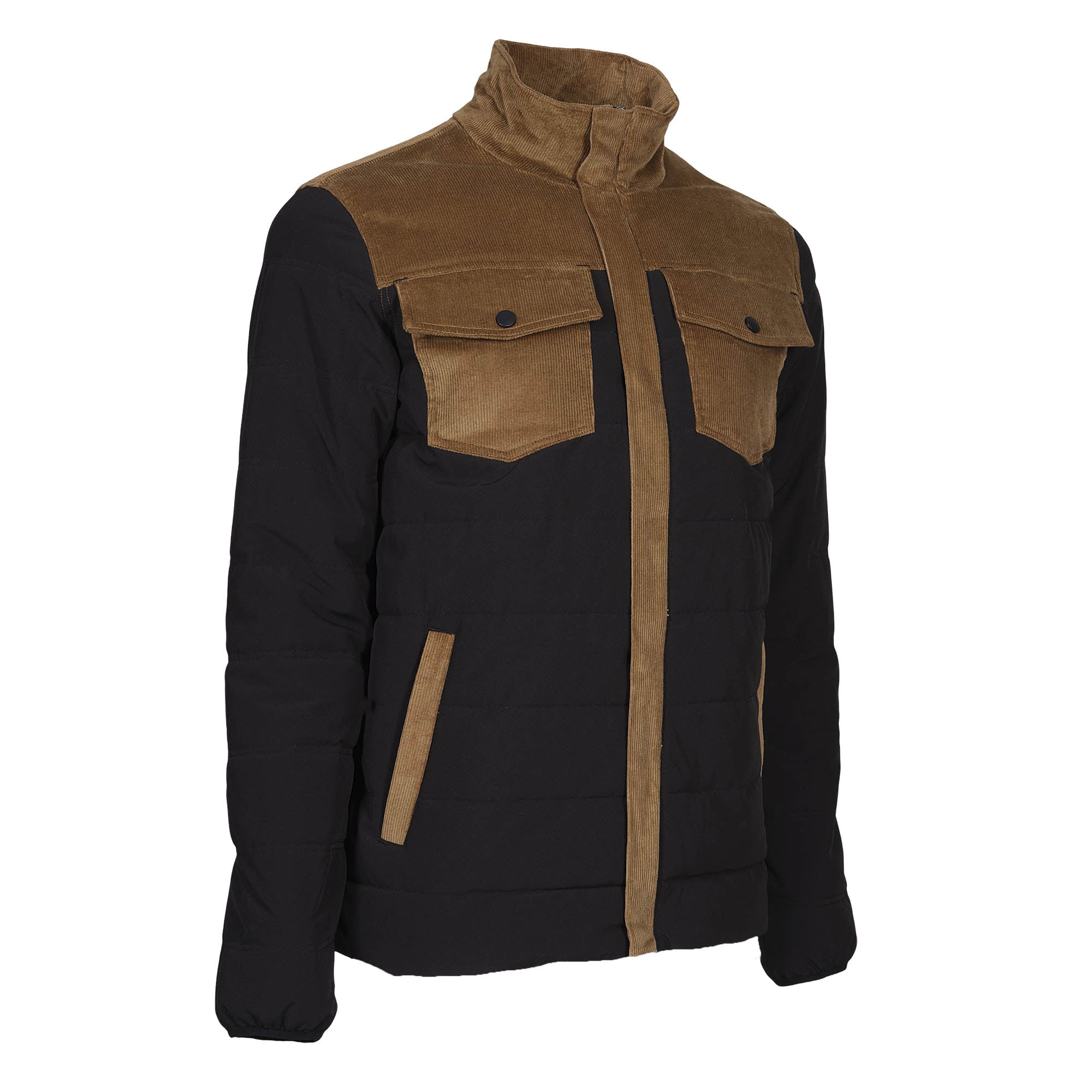 NICK - WORK DOWN JACKET - 1146 | Black / Camel