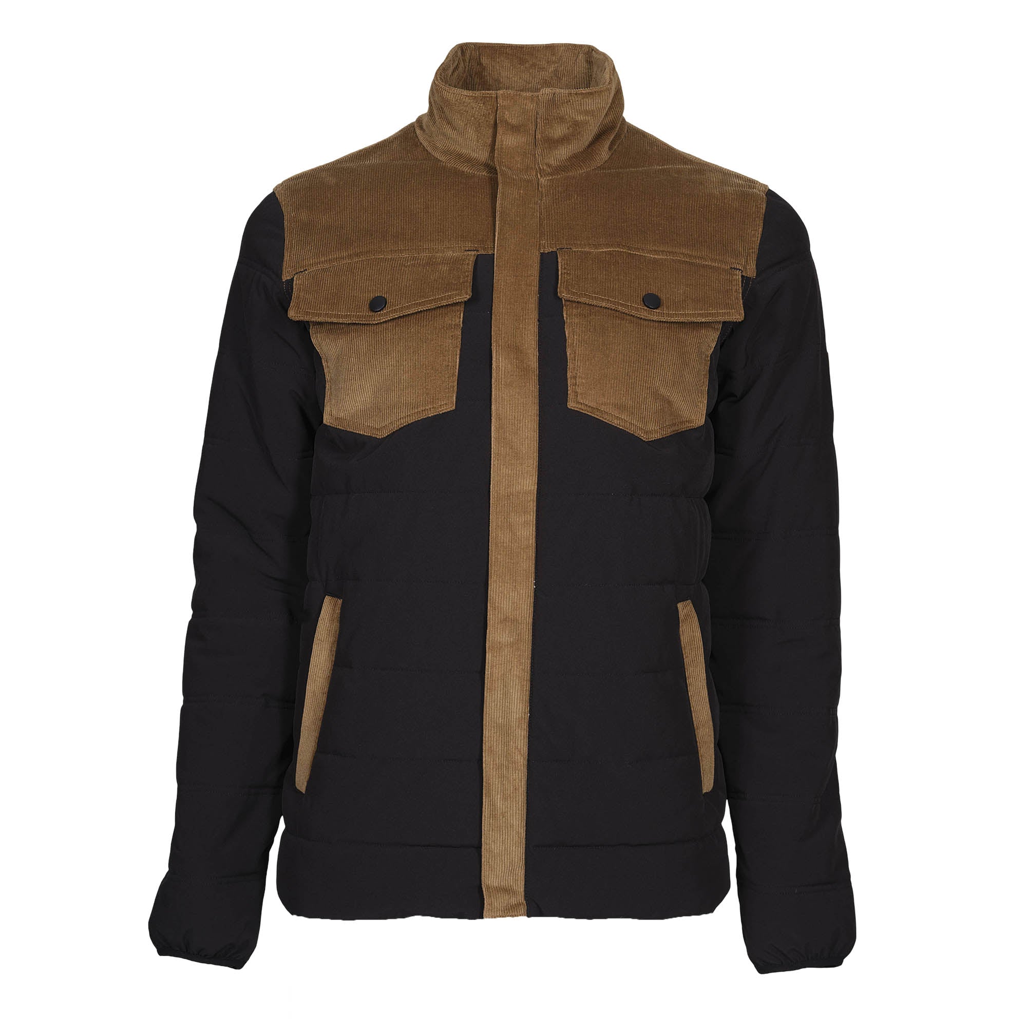 NICK - WORK DOWN JACKET - 1146 | Black / Camel