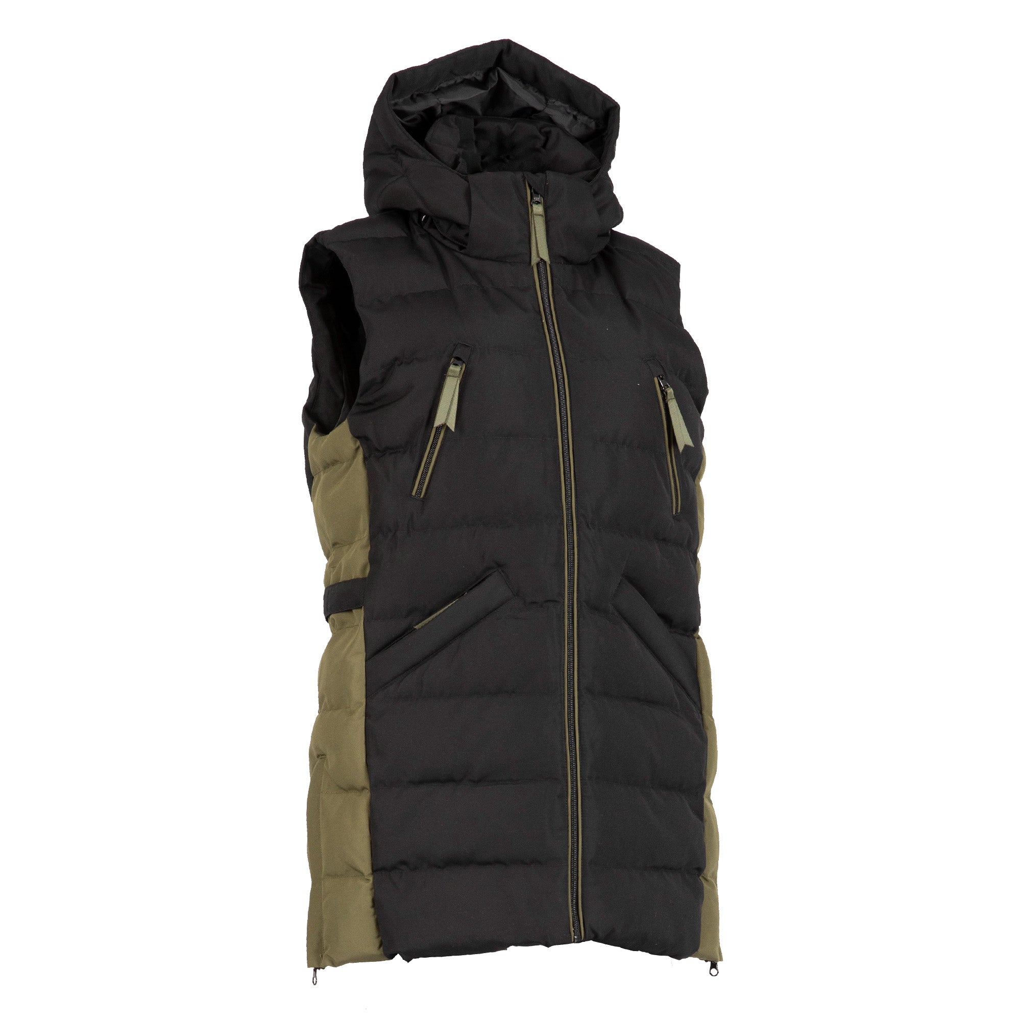 AURE - SLEEVELESS WORK DOWN JACKET - 1163 | Black