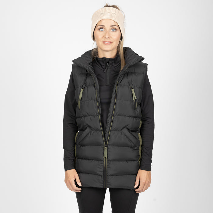 AURE - SLEEVELESS WORK DOWN JACKET - 1163 | Black