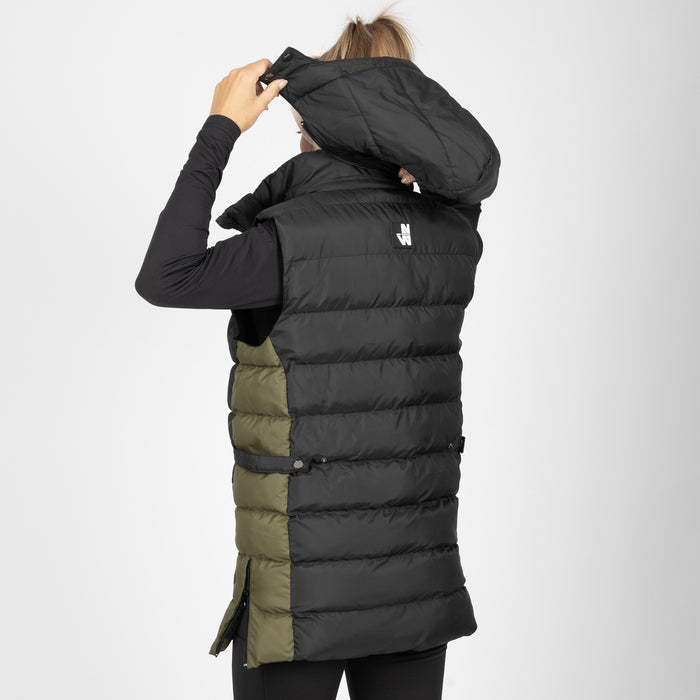 AURE - SLEEVELESS WORK DOWN JACKET - 1163 | Black