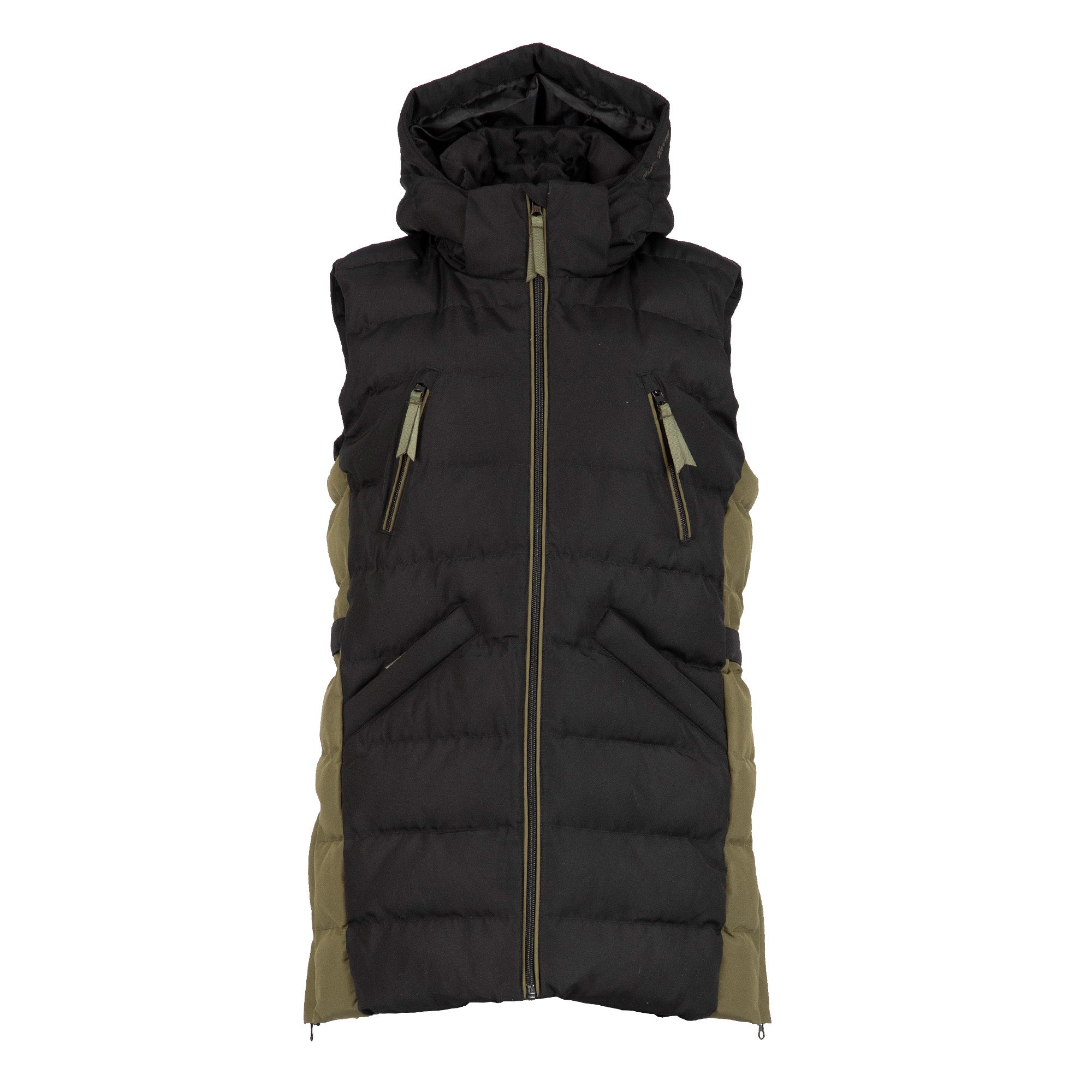 AURE - SLEEVELESS WORK DOWN JACKET - 1163 | Black