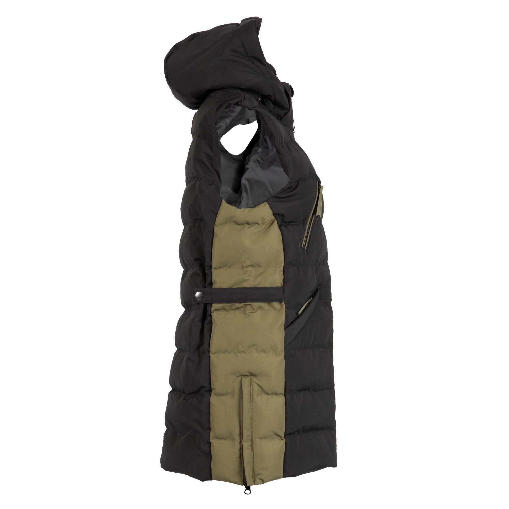 AURE - SLEEVELESS WORK DOWN JACKET - 1163 | Black