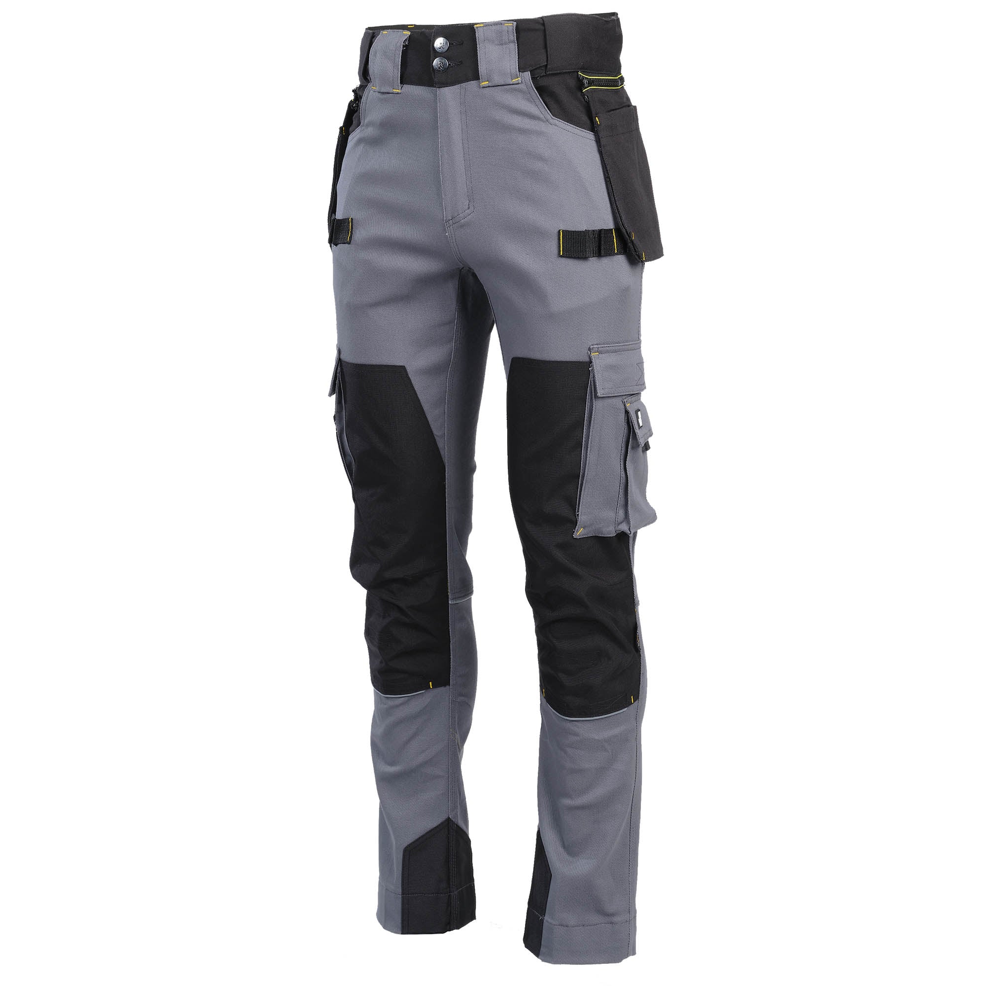 Pantalon gris noir sale