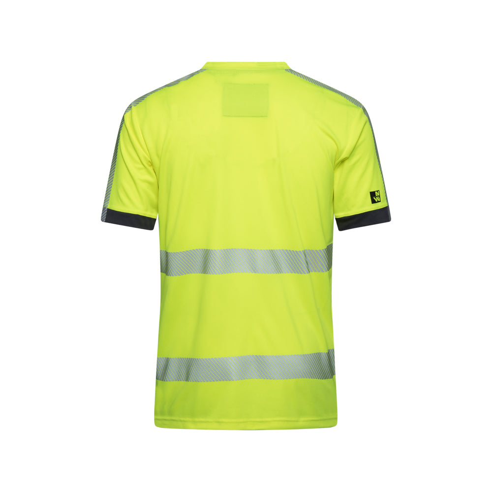 ARMSTRONG - T-SHIRT MANCHES COURTES HV DE TRAVA - 1225 | Jaune fluo