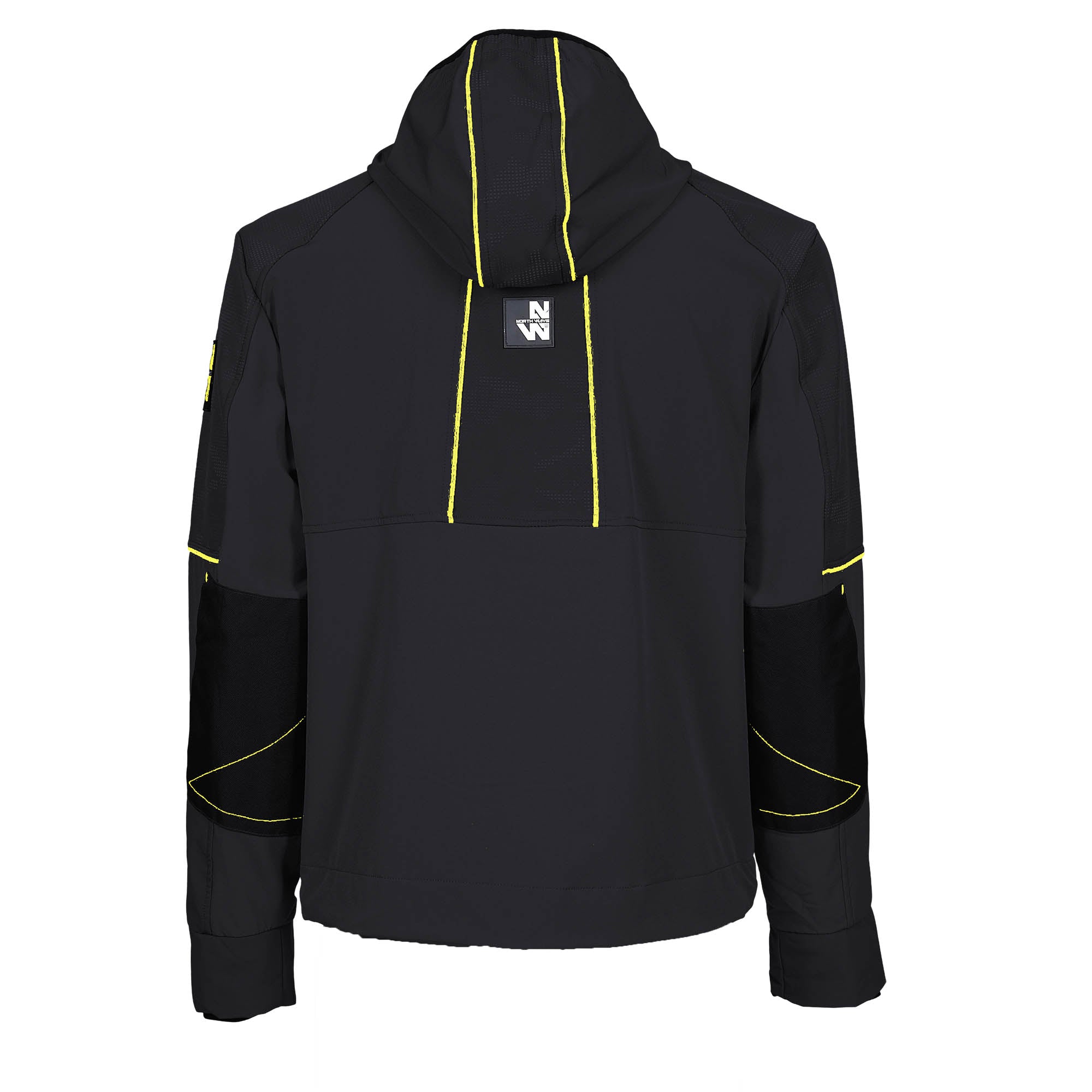 BLOUSON-1253 GUARCIA-WORK | Negro/Amarillo Fluor