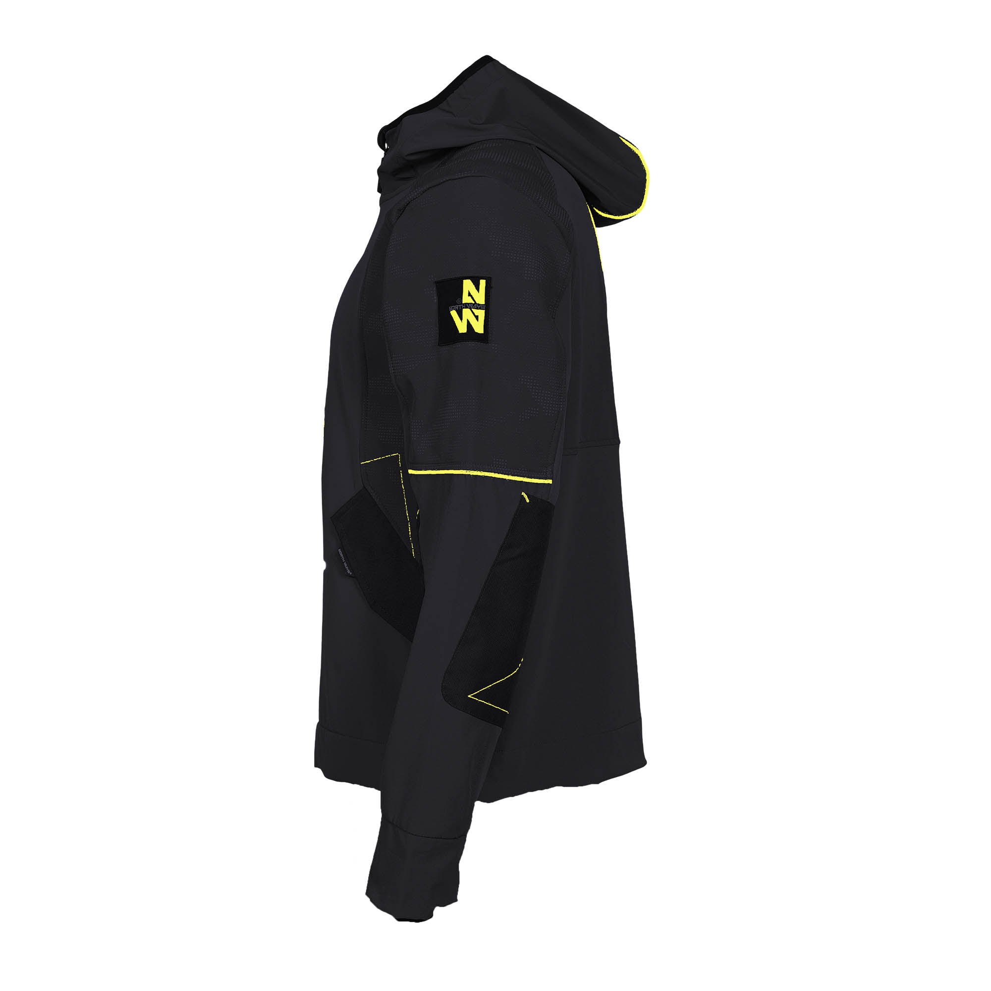 BLOUSON-1253 GUARCIA-WORK | Negro/Amarillo Fluor