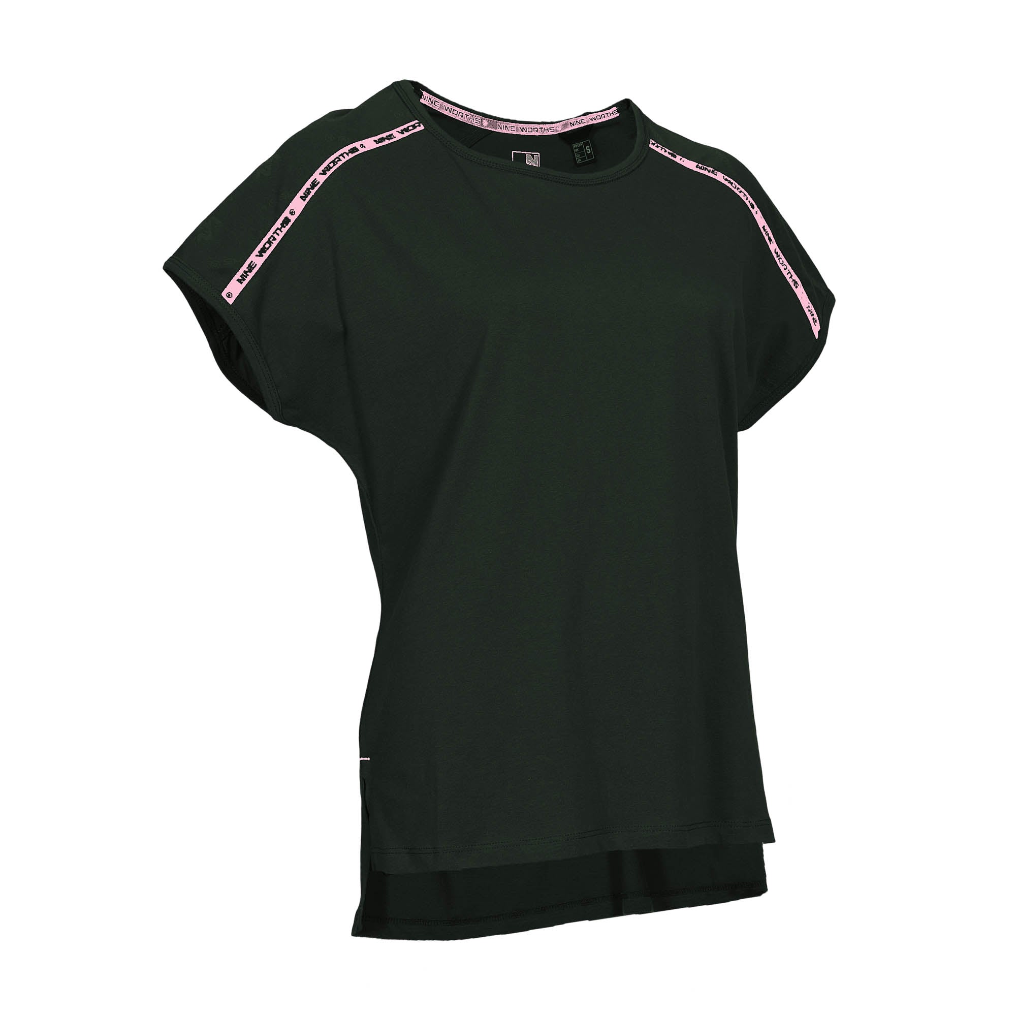 MIA-CAMISETA MANGA CORTA-1268 | Black/Fushia