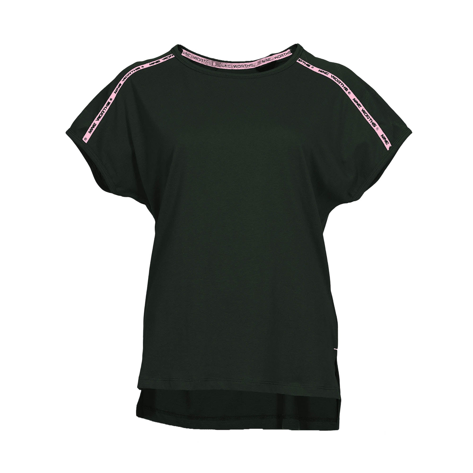 MIA-CAMISETA MANGA CORTA-1268 | Black/Fushia