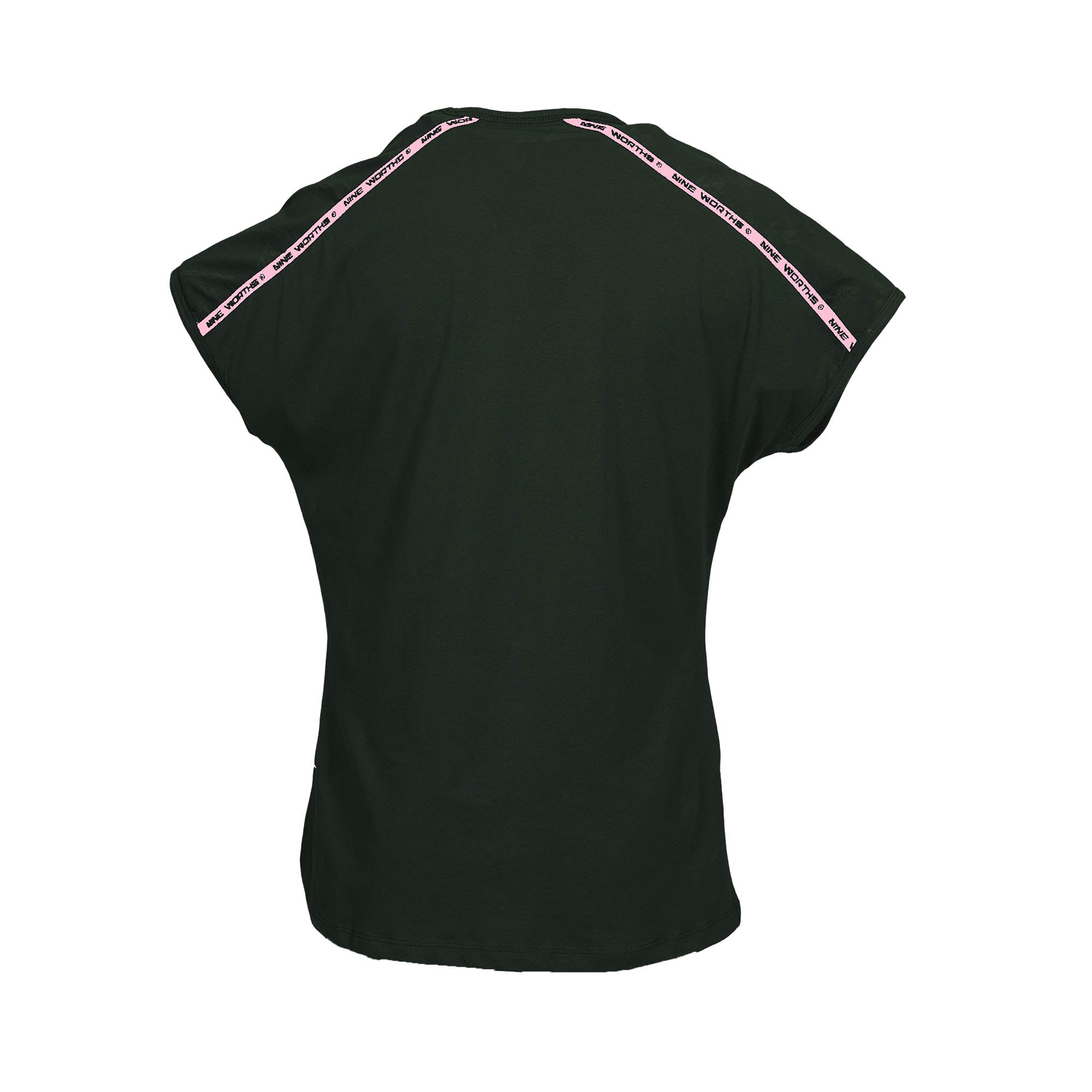 MIA-CAMISETA MANGA CORTA-1268 | Black/Fushia