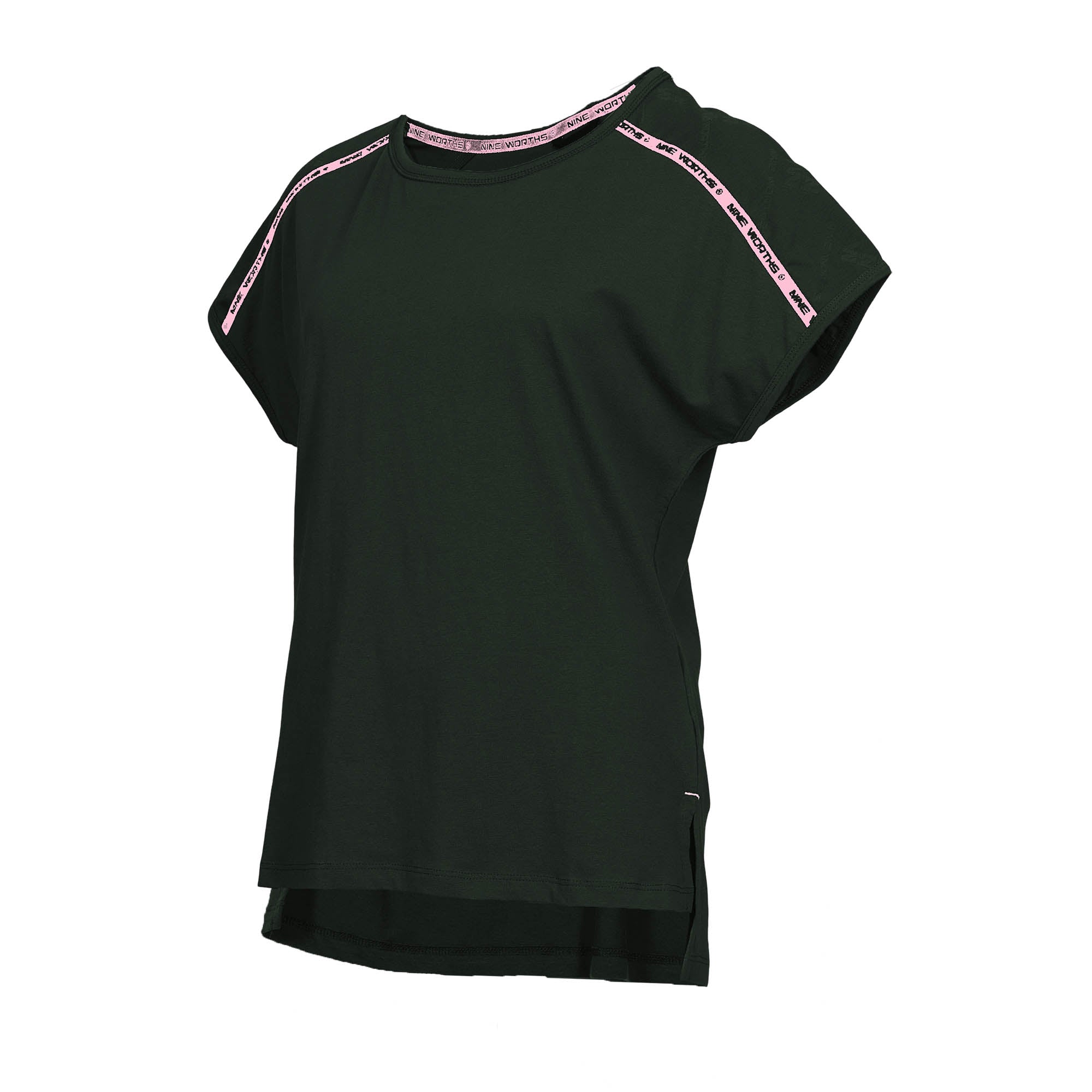 MIA - T-SHIRT MANCHES COURTES - 1268 | Noir / Fushia