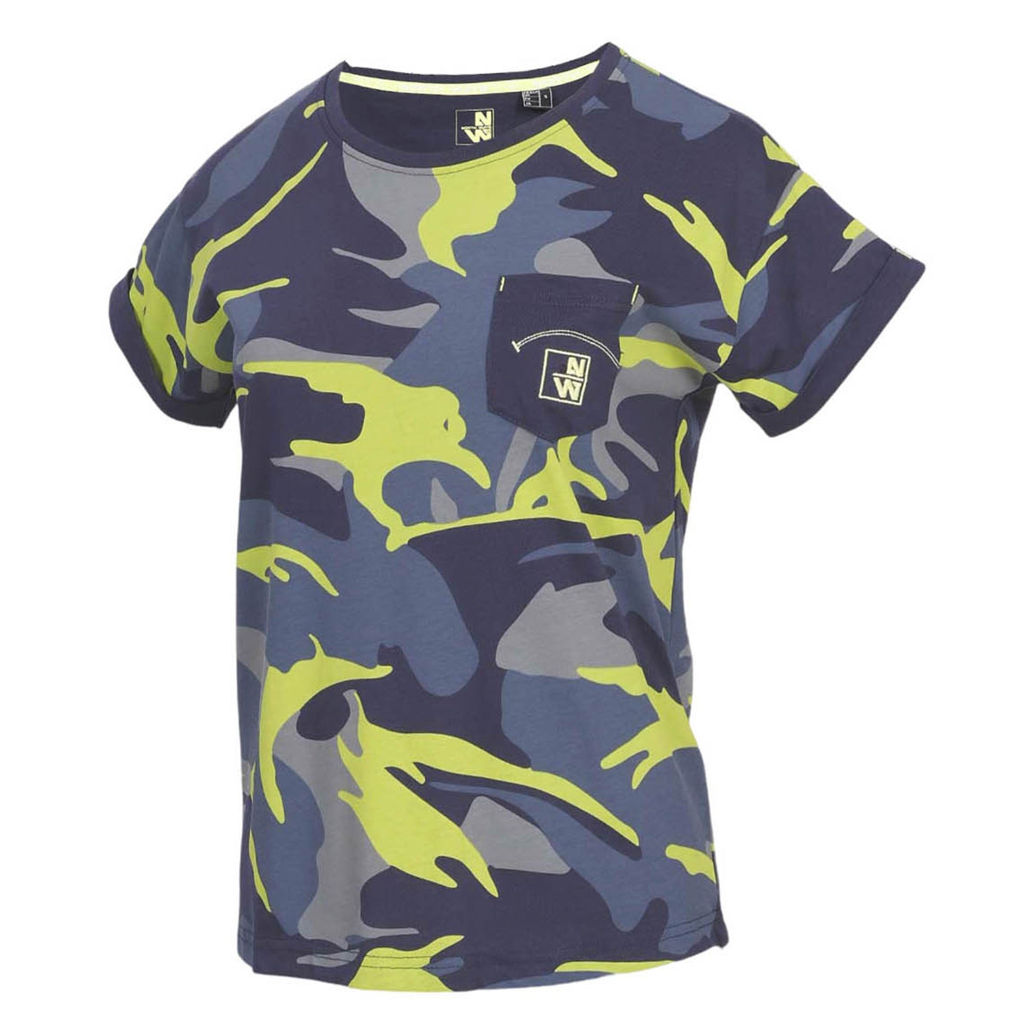 CHERRY - T-SHIRT MANCHES COURTES - 1269 | Marine / Jaune fluo