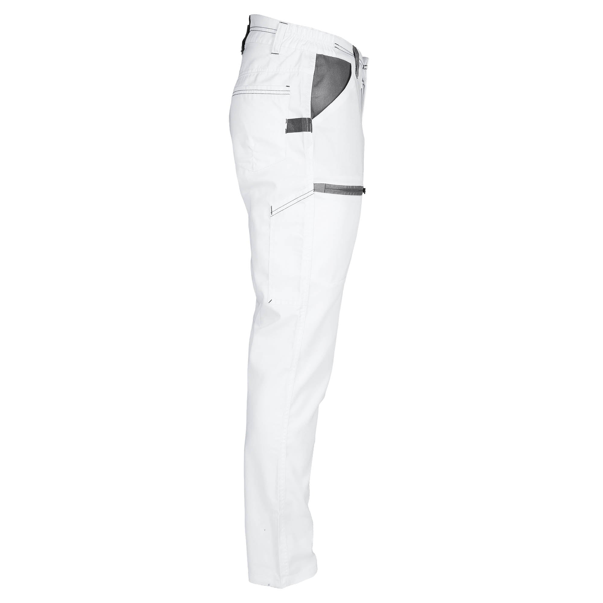 MARLOW - WORK PANTS - 1397 | White grey