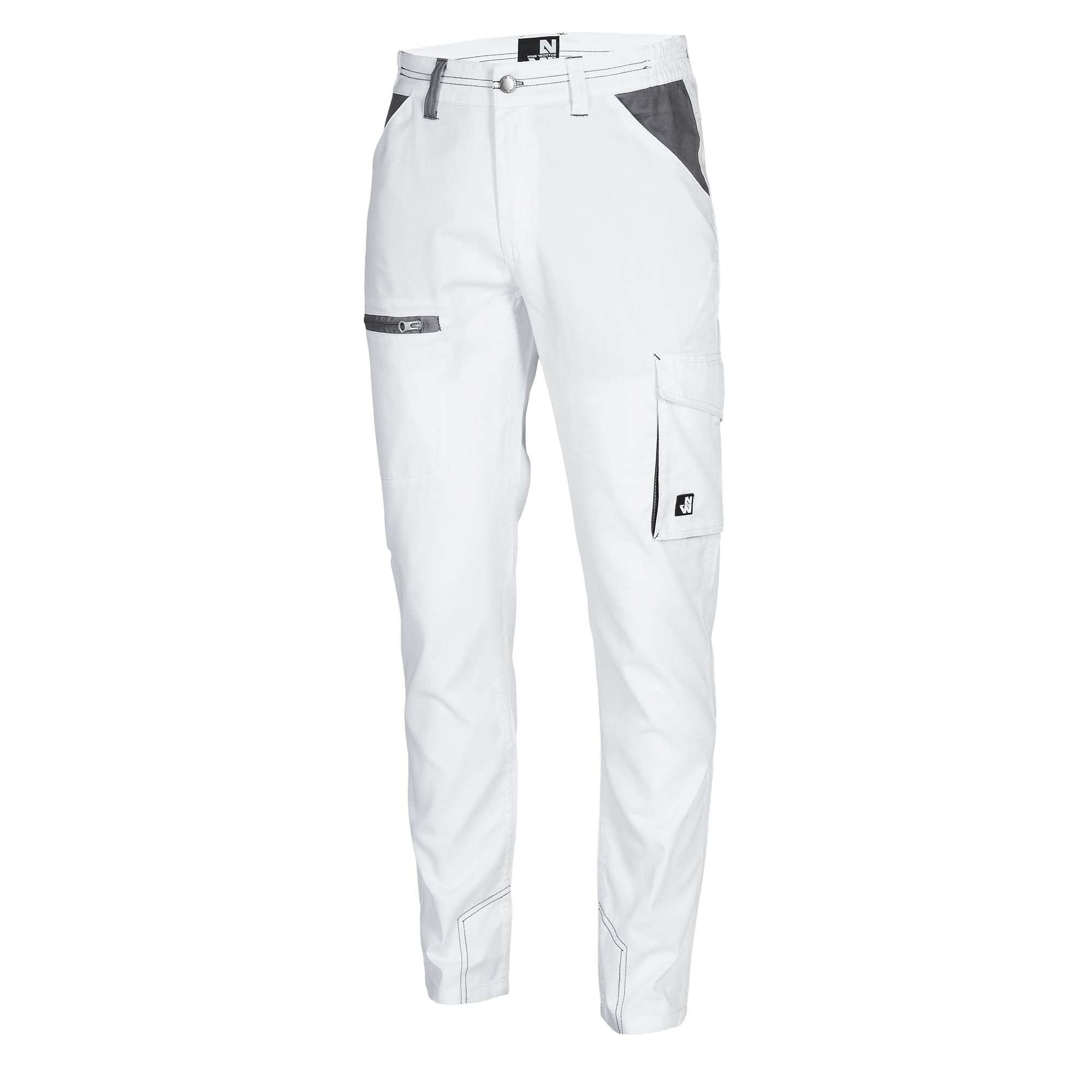 MARLOW - PANTALON DE TRAVAIL - 1397 | Blanc / Gris