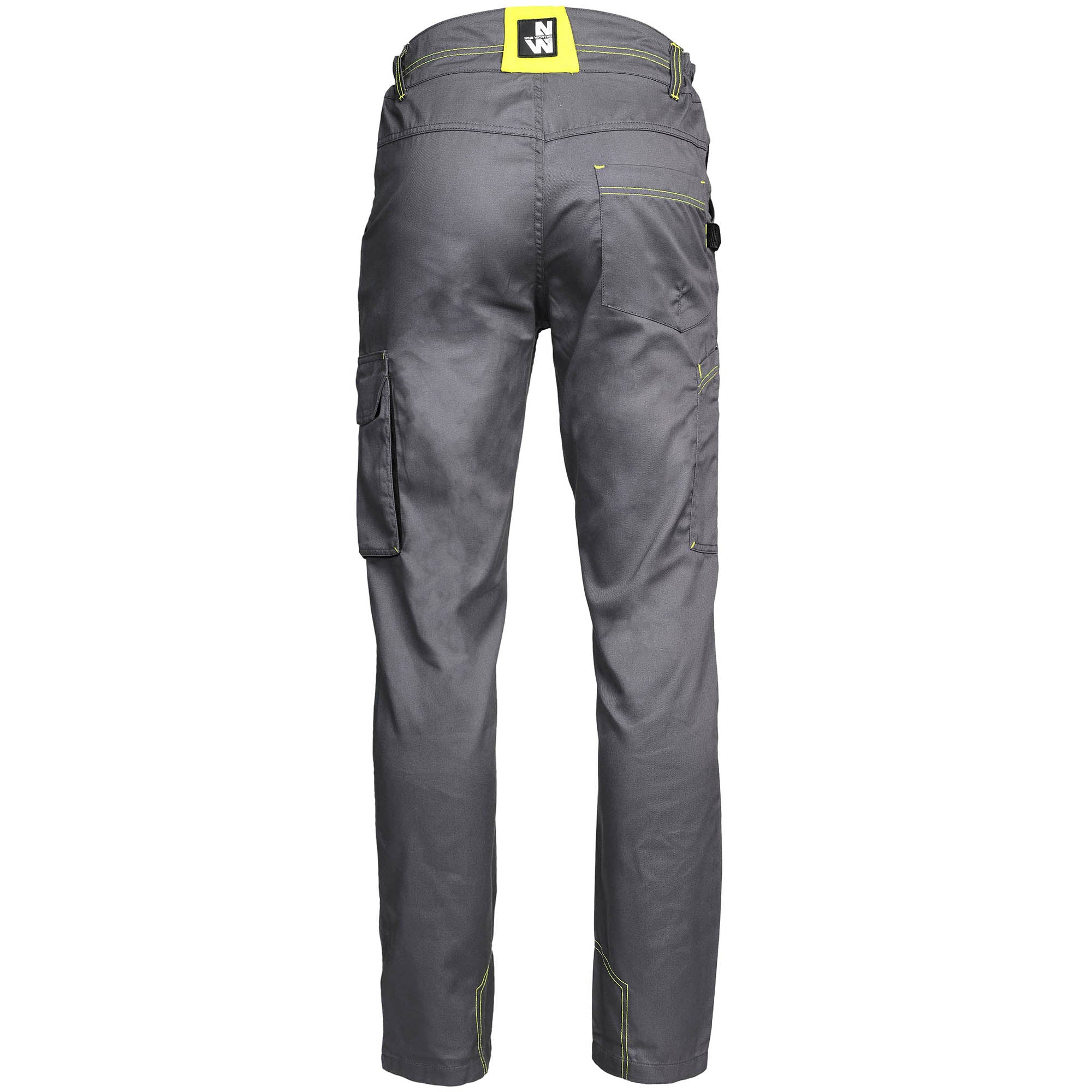 MARLOW - WORK PANTS - 1397 | Gray / Fluorescent yellow