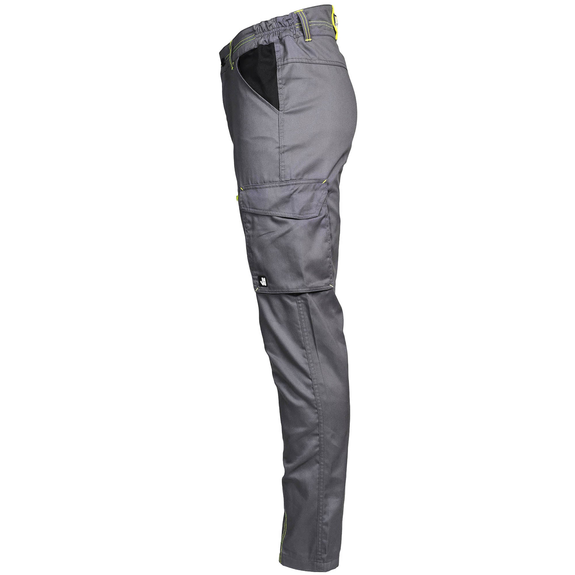 MARLOW - WORK PANTS - 1397 | Gray / Fluorescent yellow