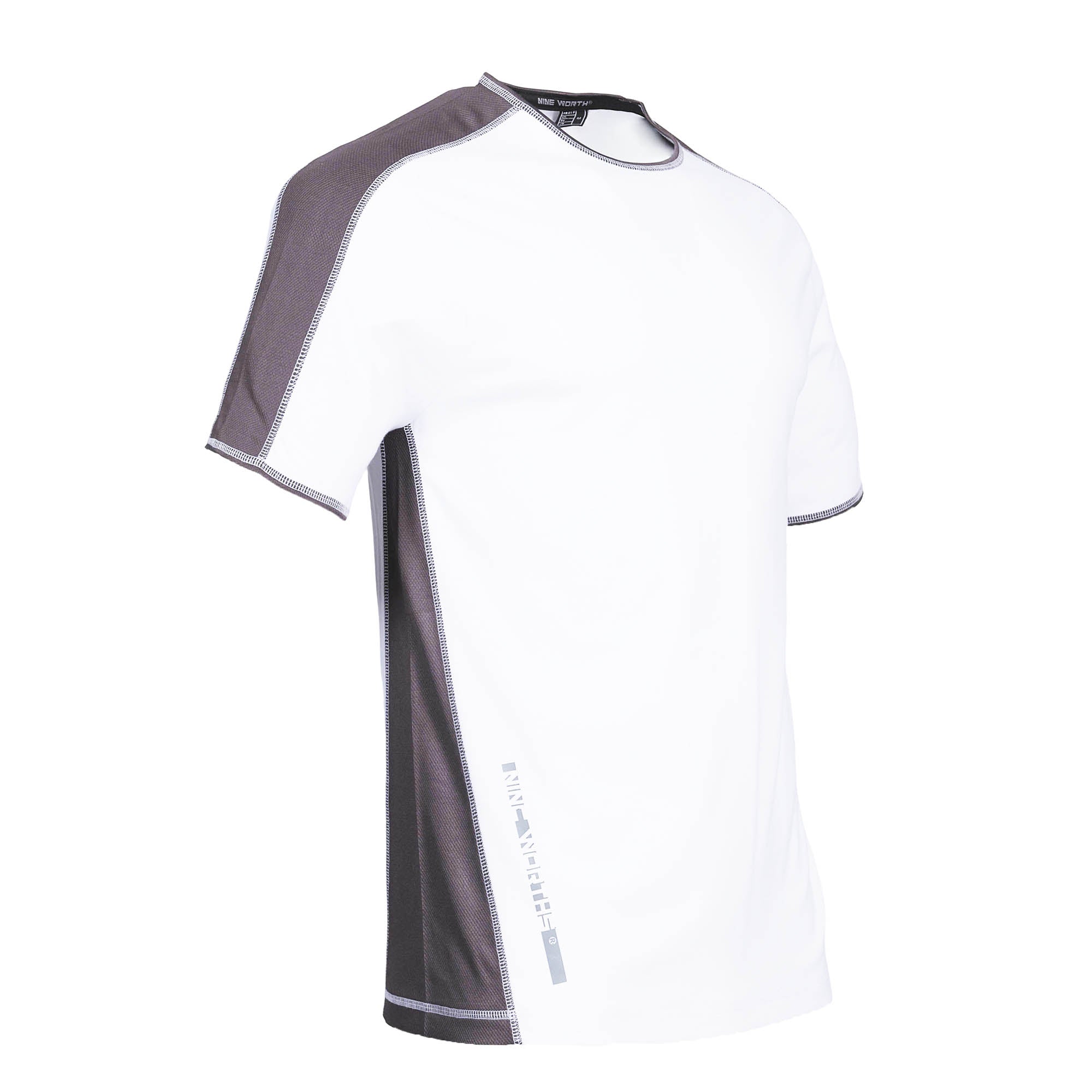 ANDY - T-SHIRT - 1400 | Blanc / Gris