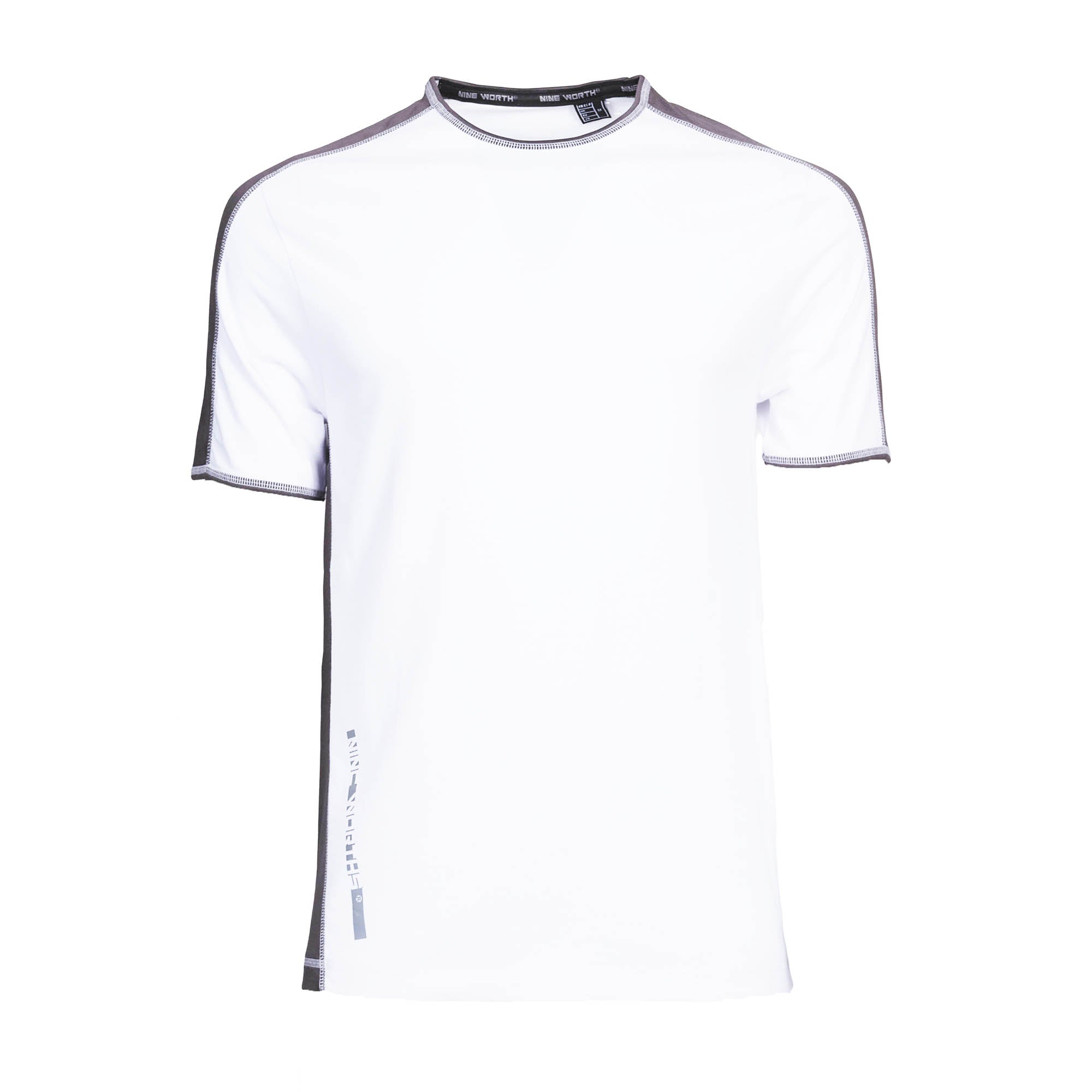 ANDY - T-SHIRT - 1400 | Blanc / Gris