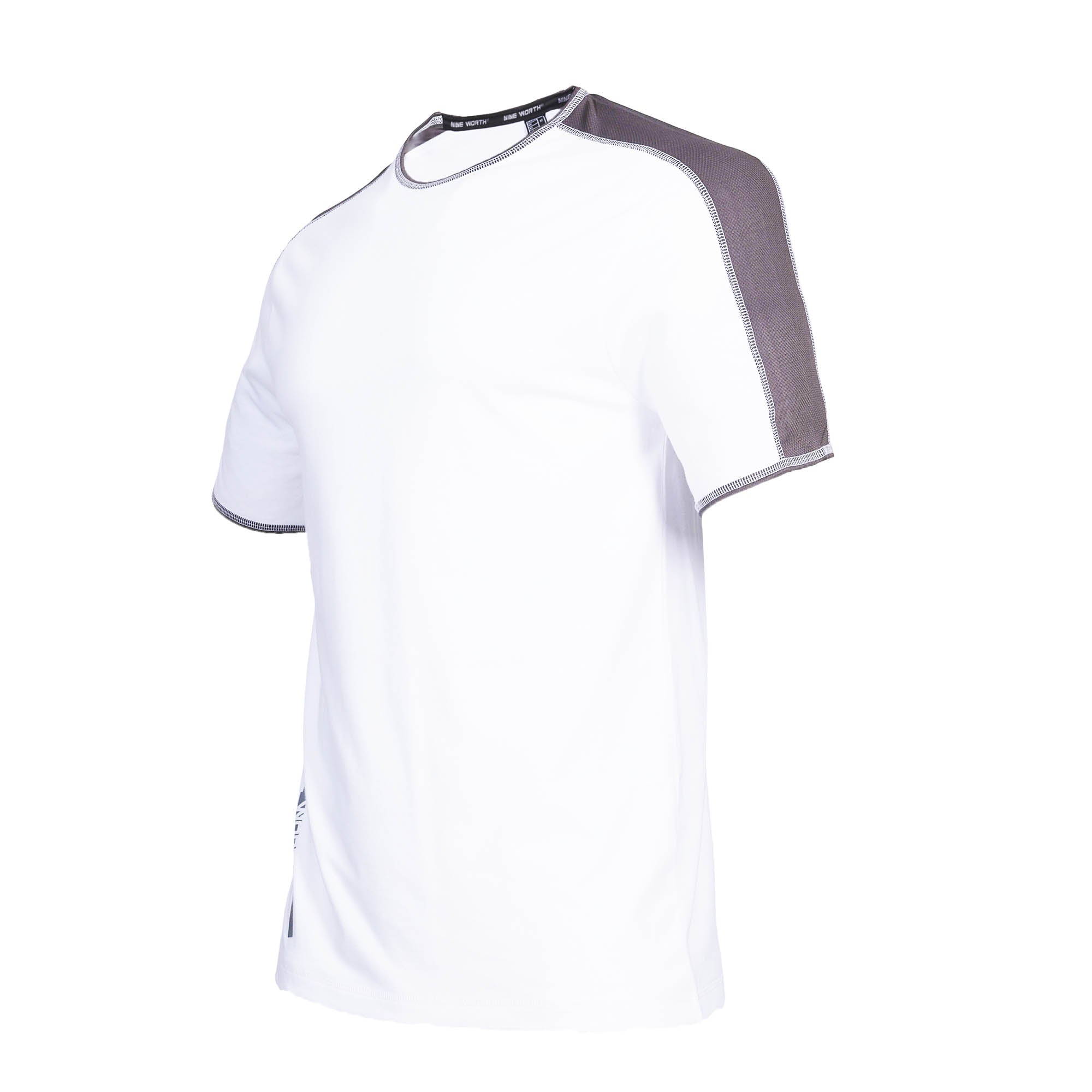 ANDY - T-SHIRT - 1400 | Blanc / Gris