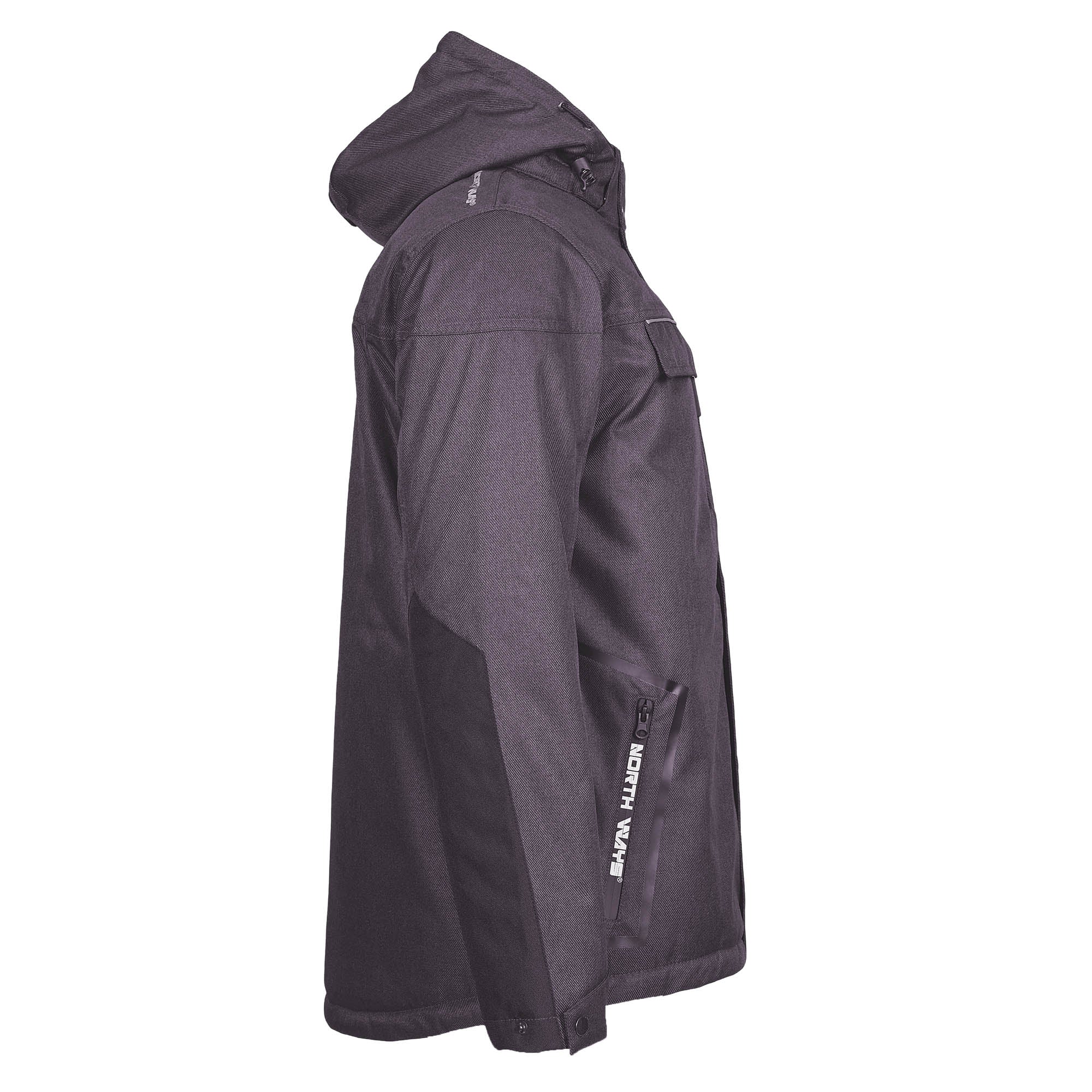 GAROU - WORK PARKA - 1484 | Heather gray