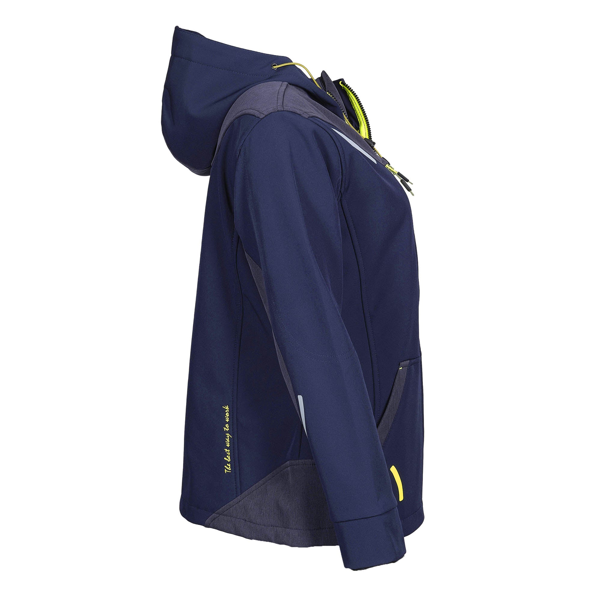 FLORENCE WORK JACKET 1502 Navy Fluorescent yellow