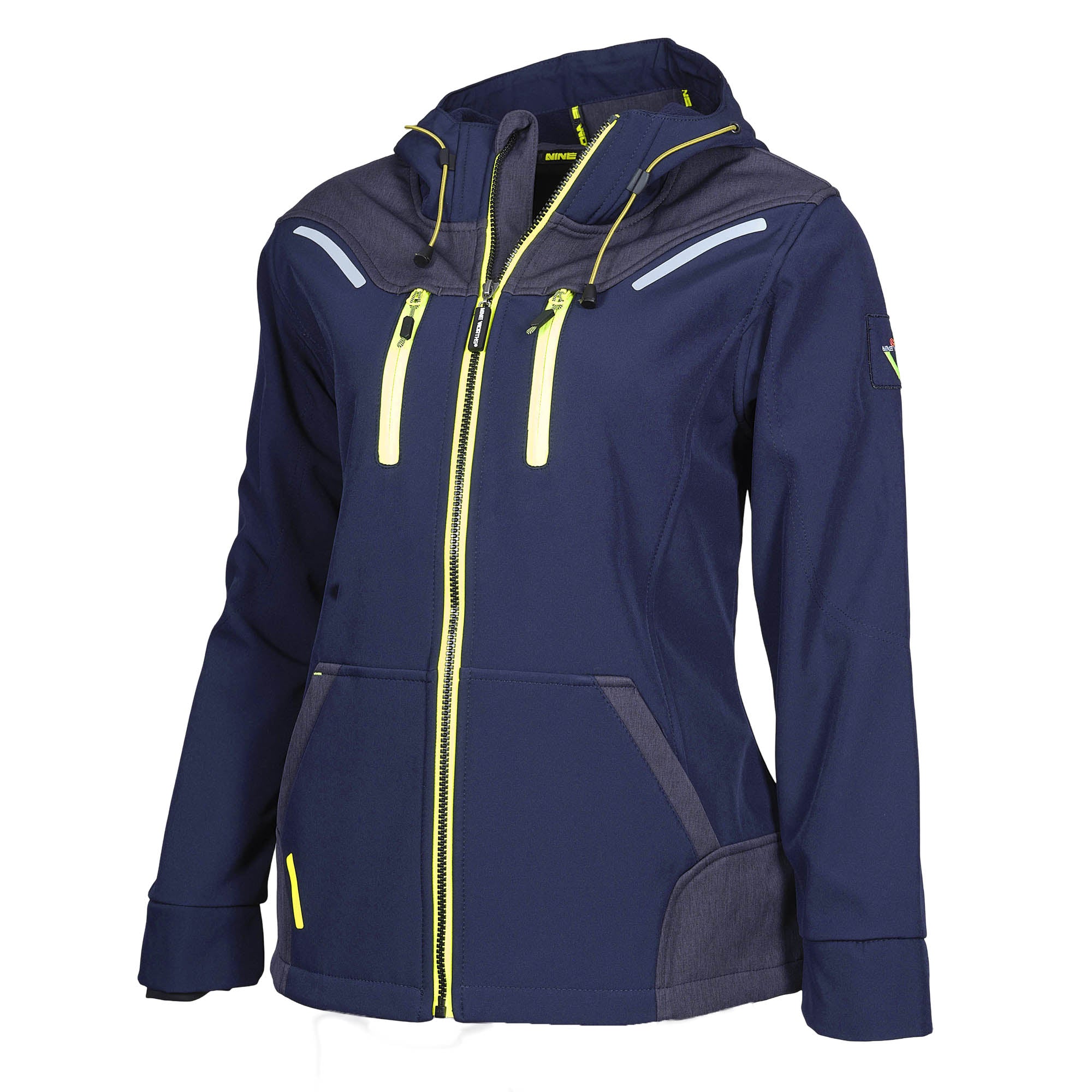 FLORENCE - BLOUSON DE TRAVAIL - 1502 | Marine / Jaune fluo