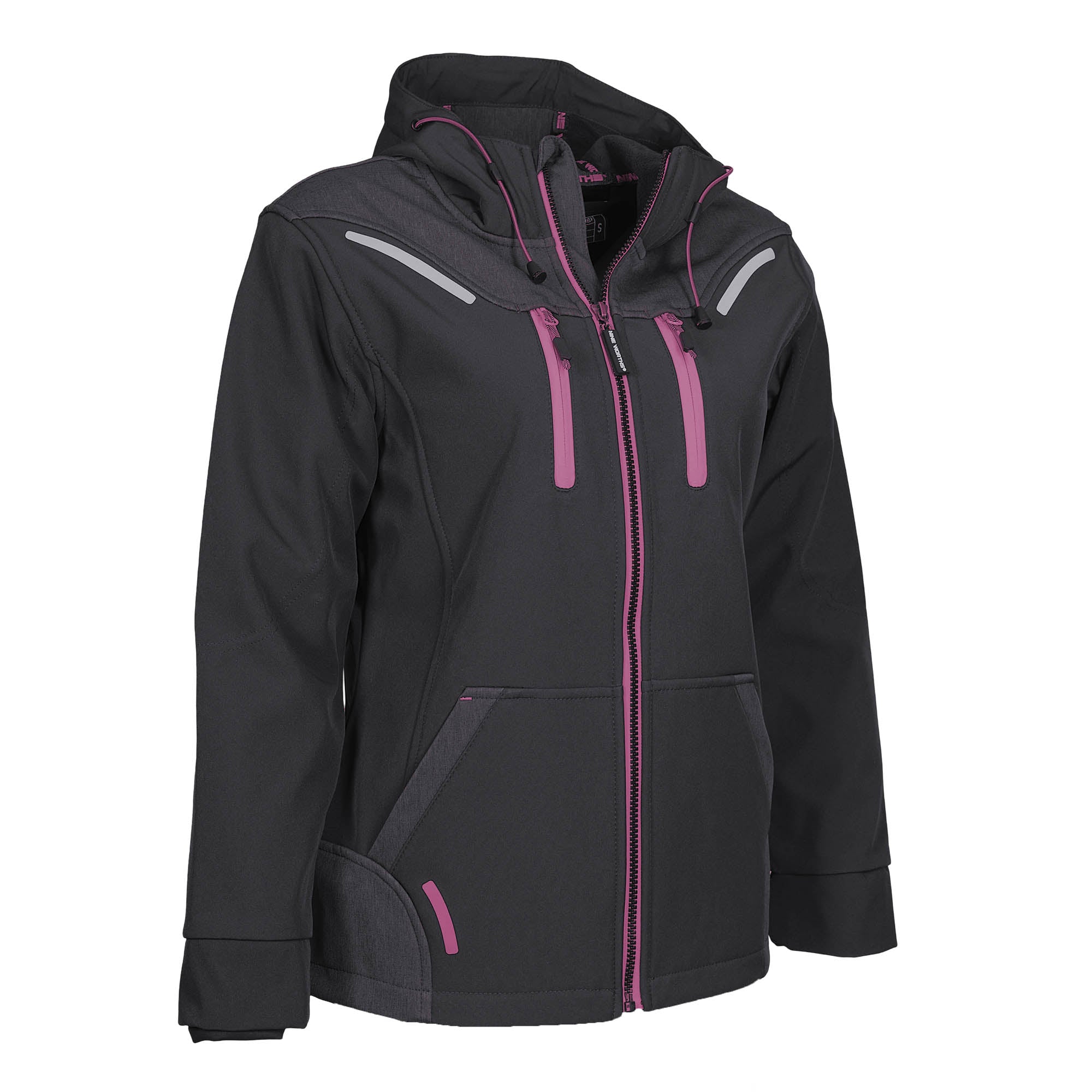 FLORENCE - BLOUSON DE TRAVAIL - 1502 | Noir / Fushia