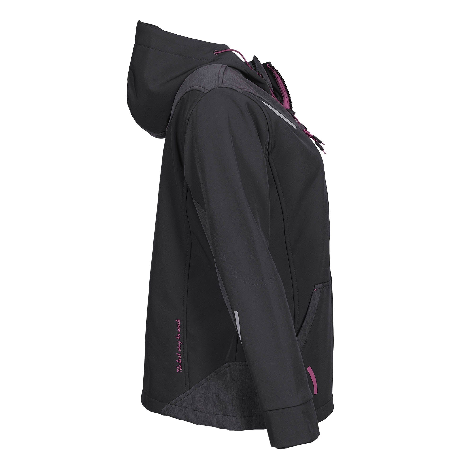 FLORENCE - ARBEITSJACKE - 1502 | Schwarz / Fuchsia