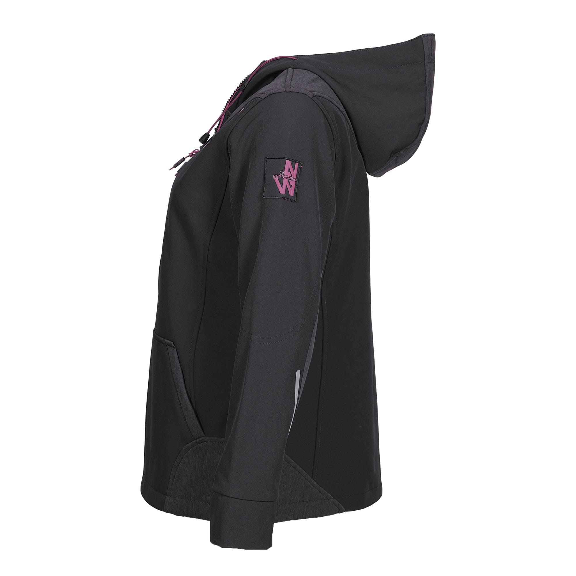 FLORENCE - BLOUSON DE TRAVAIL - 1502 | Noir / Fushia