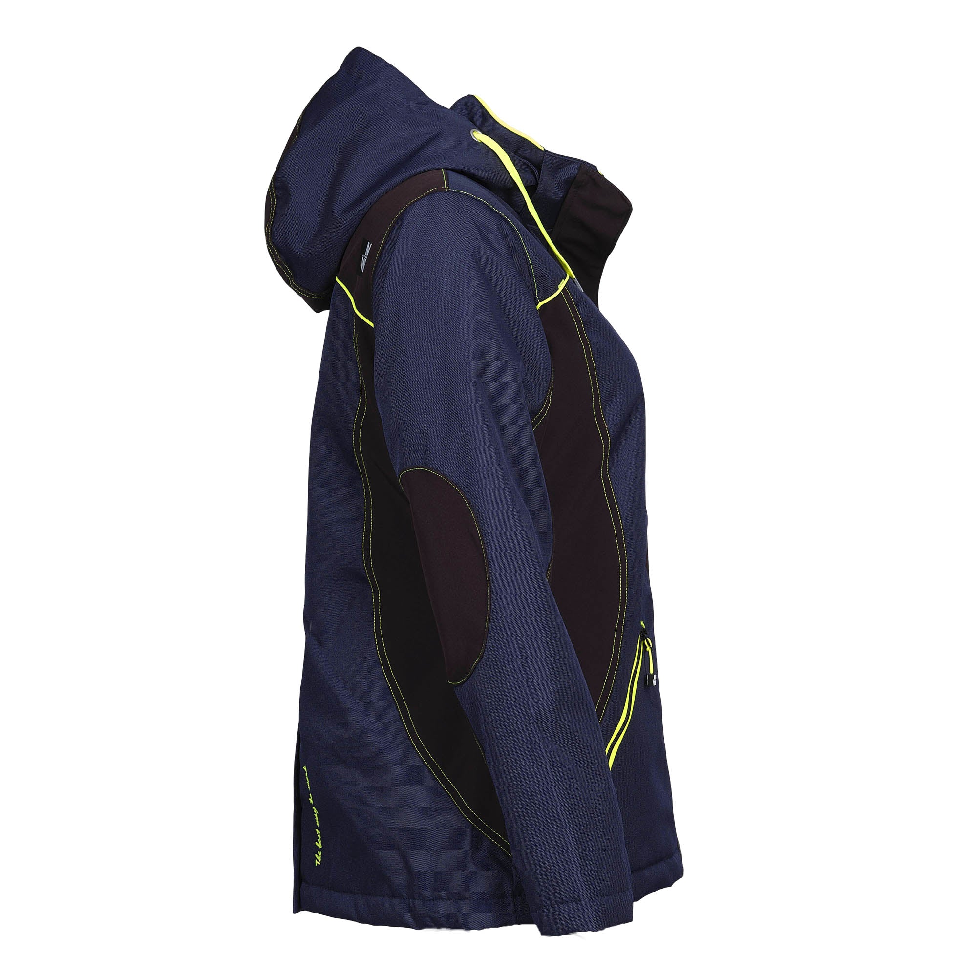 FLAVIE - PARKA DE TRAVAIL - 1504 | Marine / Jaune fluo