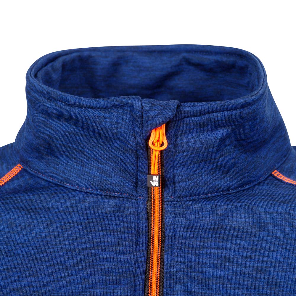 LENNY - ARBEITSWESTE - 1505 | Marineblau / Fluoreszierendes Orange