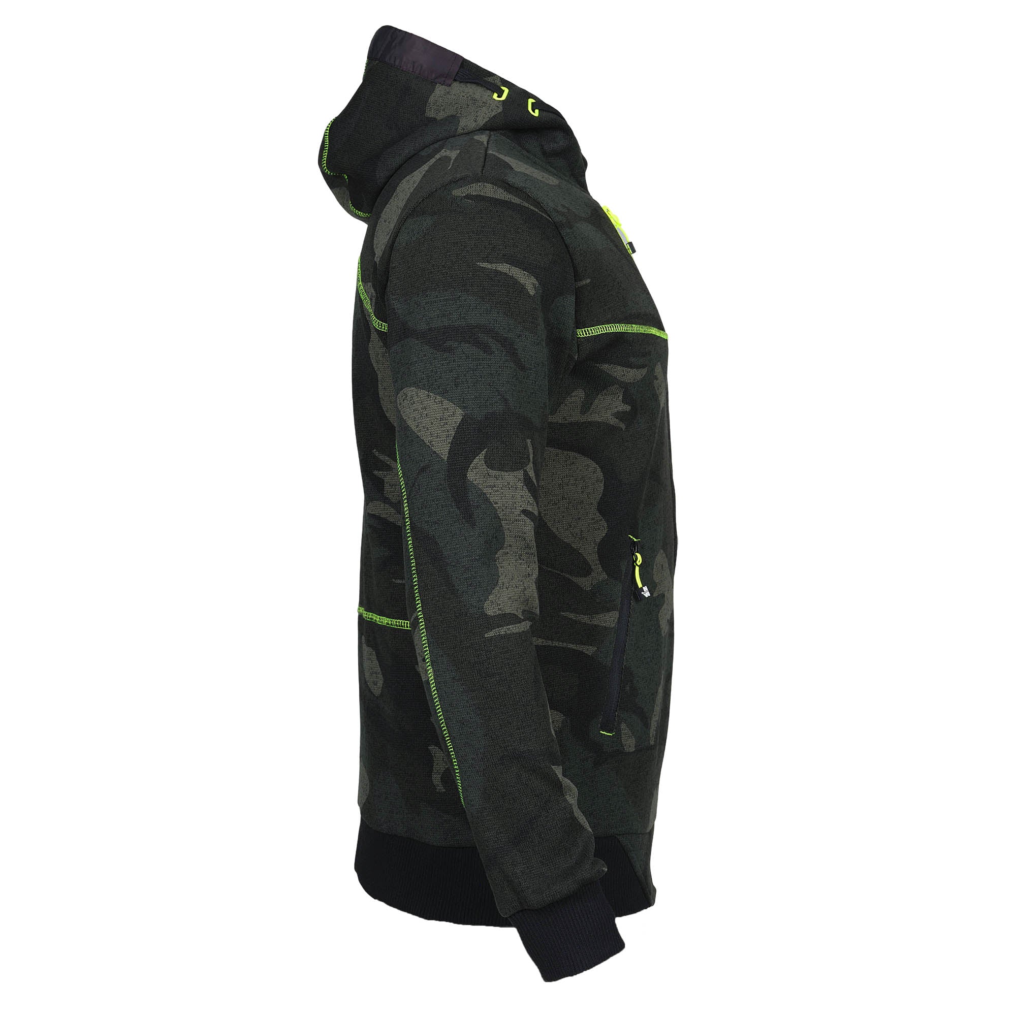 BOTTA - GILET DE TRAVAIL - 1509 | Woodland / Jaune fluo