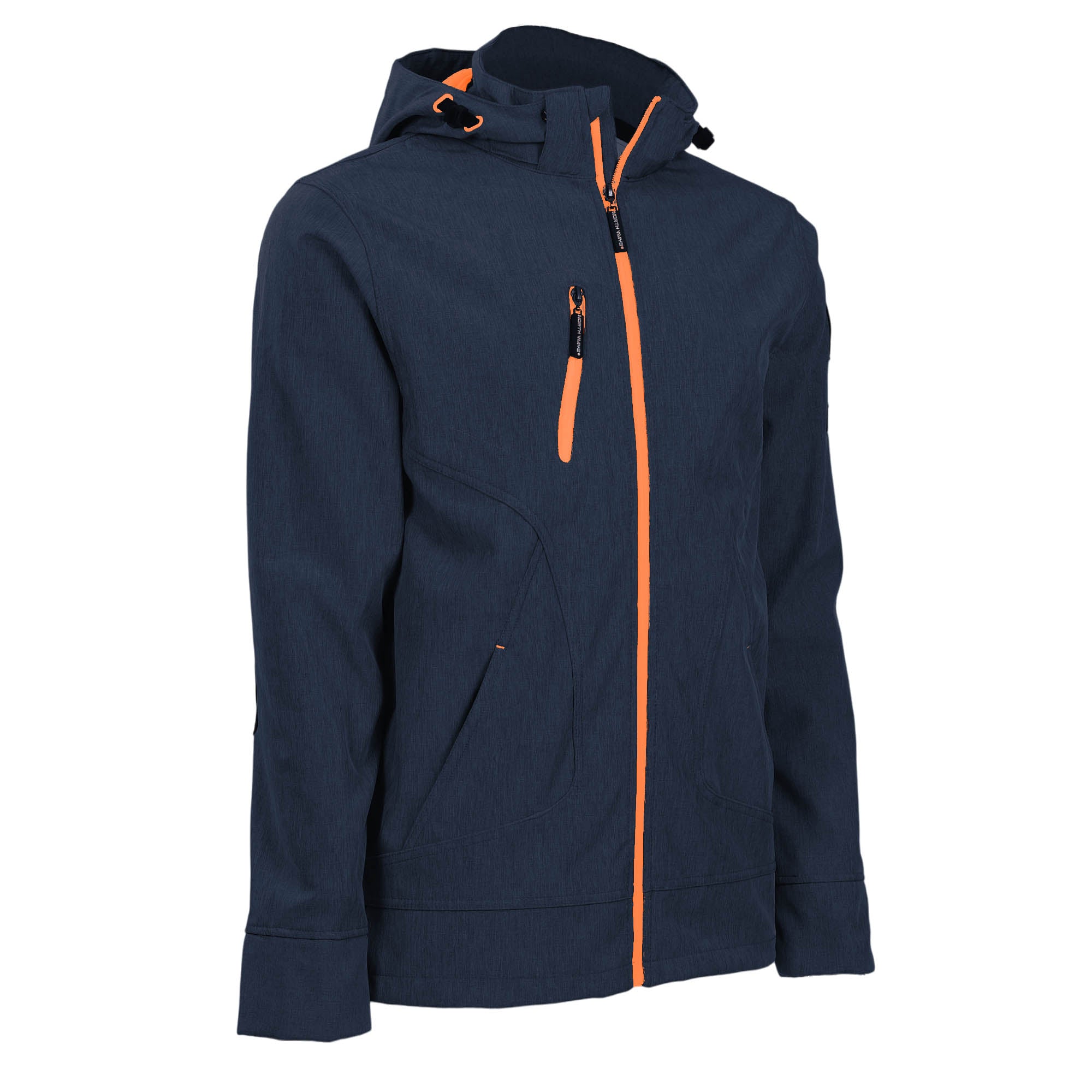 BOREL - ARBEITSJACKE - 1511 | Marineblau / Fluoreszierendes Orange