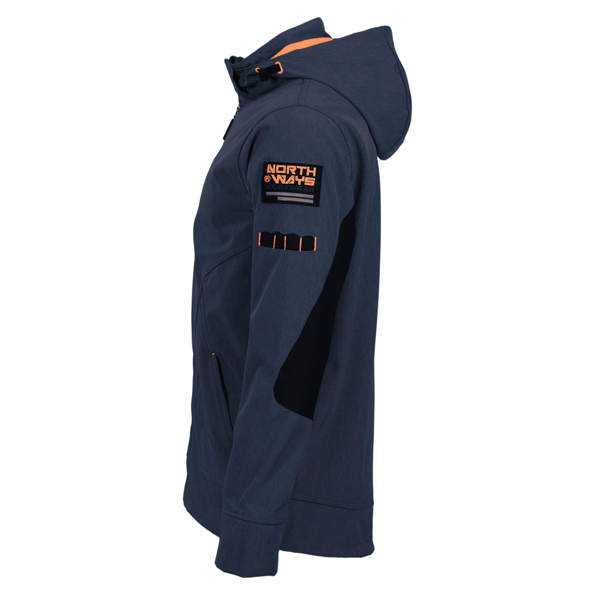 BOREL - ARBEITSJACKE - 1511 | Marineblau / Fluoreszierendes Orange