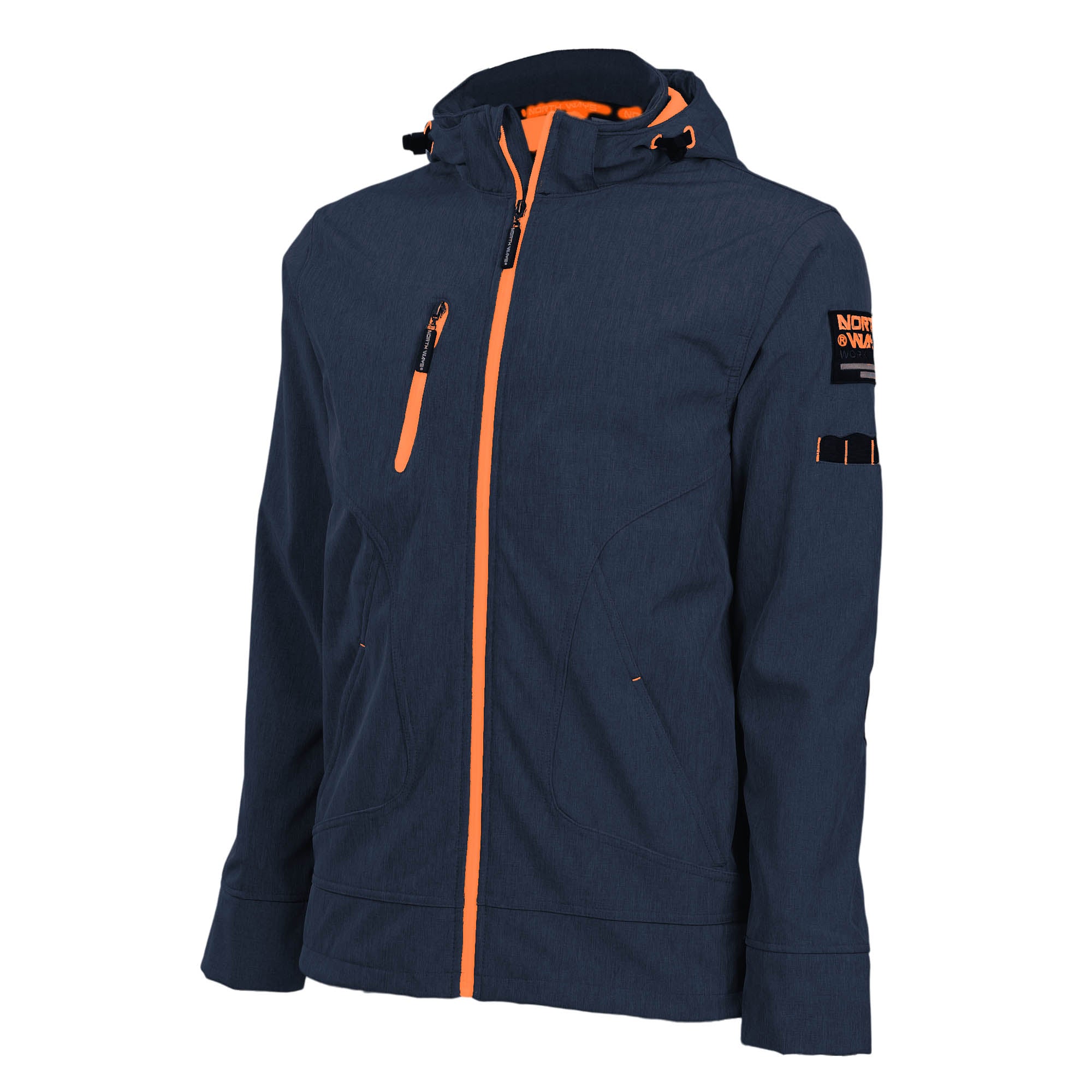 BOREL - BLOUSON DE TRAVAIL - 1511 | Marine / Orange fluo