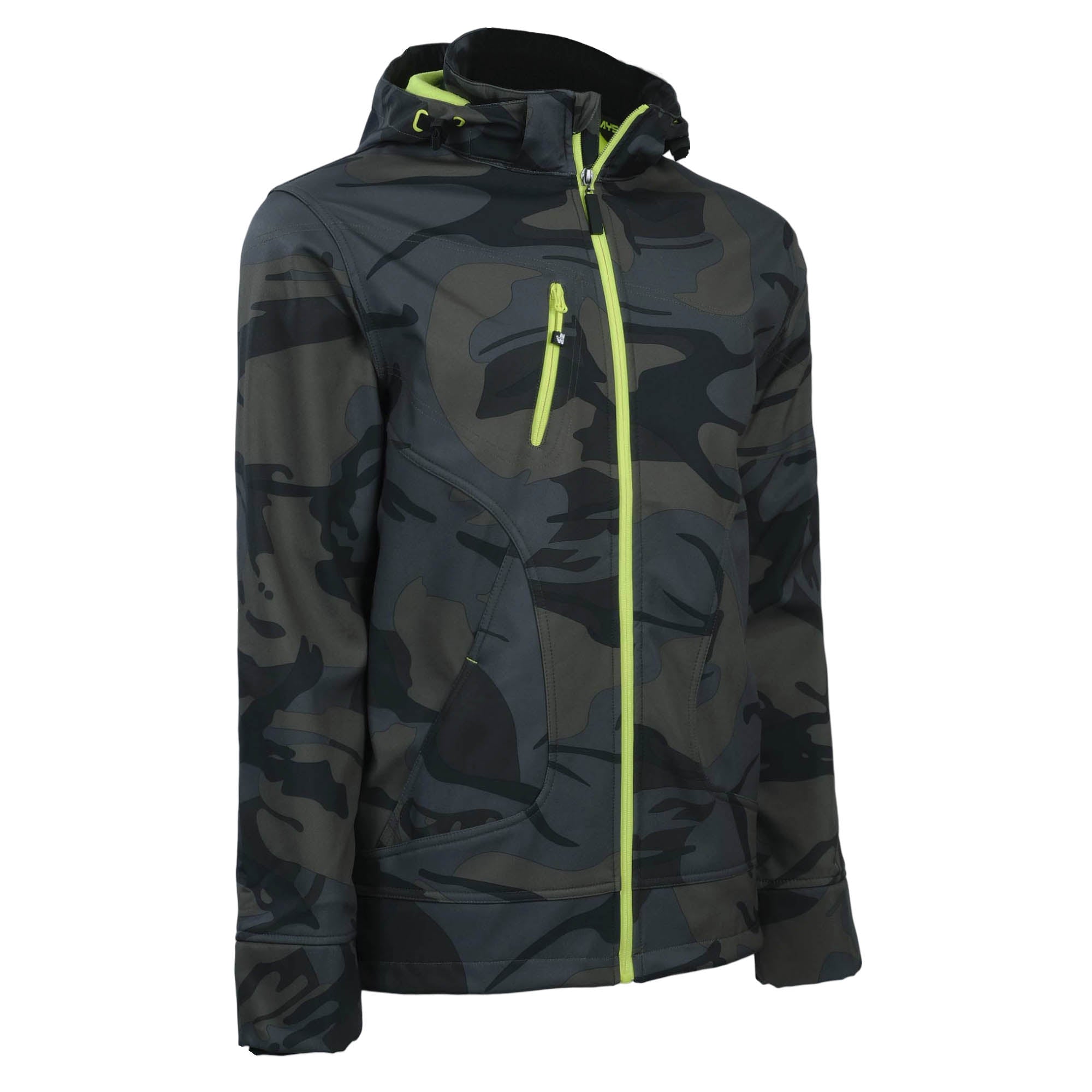 BOREL - ARBEITSJACKE - 1511 | Woodland / Fluoreszierendes Gelb