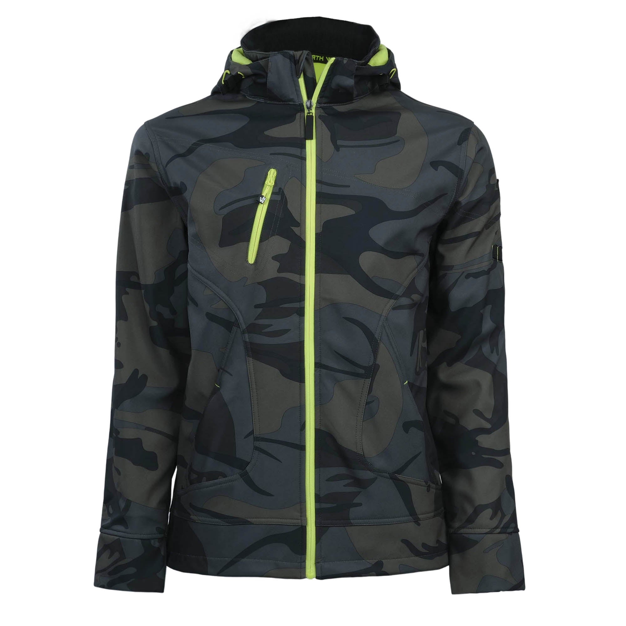 BOREL - ARBEITSJACKE - 1511 | Woodland / Fluoreszierendes Gelb