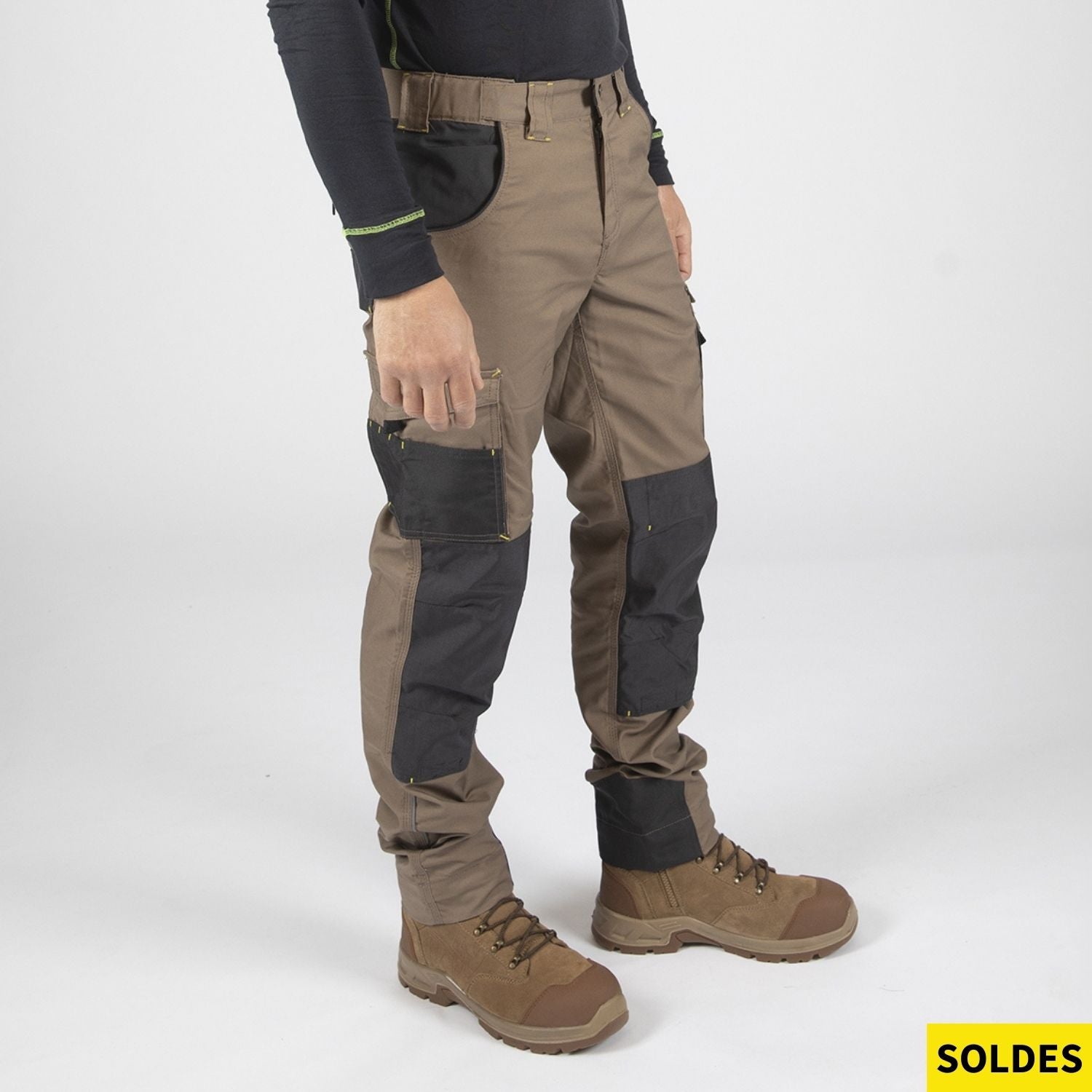 ADAM - PANTALON DE TRAVAIL - 1204 | Brun / Anthracite