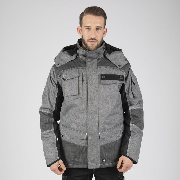 GUILLAUMET - WORK PARKA - 2279 | Heather gray / Black