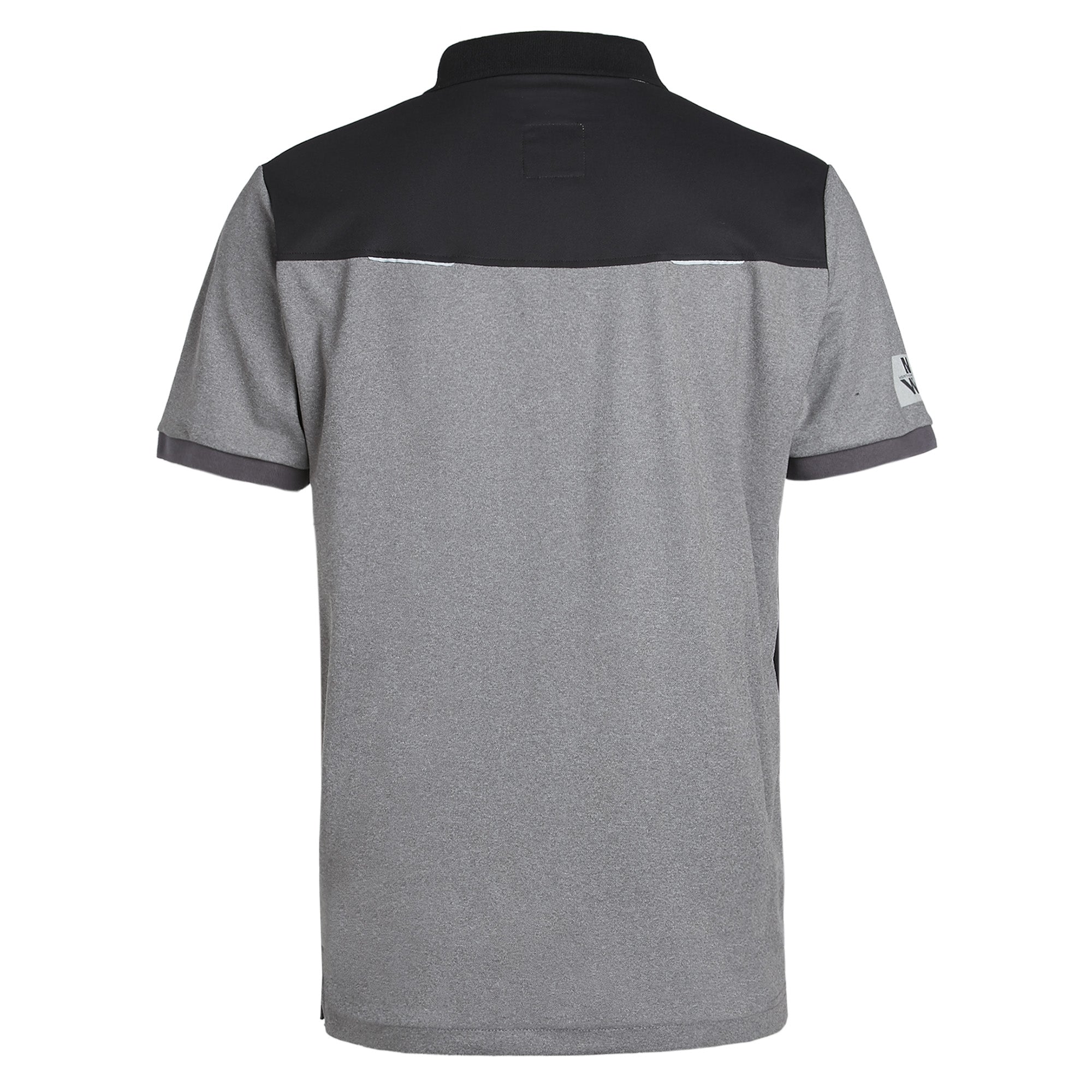 HORTEN - WORK POLO - 1403 | Black / Heather gray