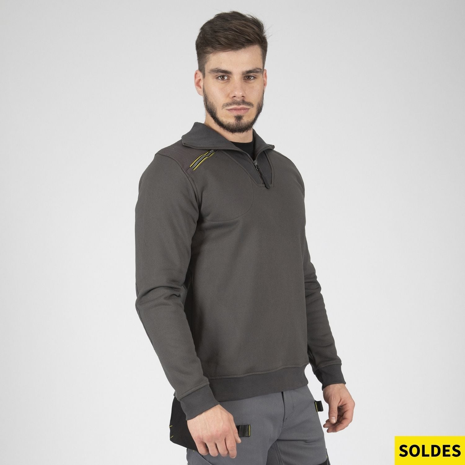 LARGO - SWEAT DE TRAVAIL - 9665 | Gris