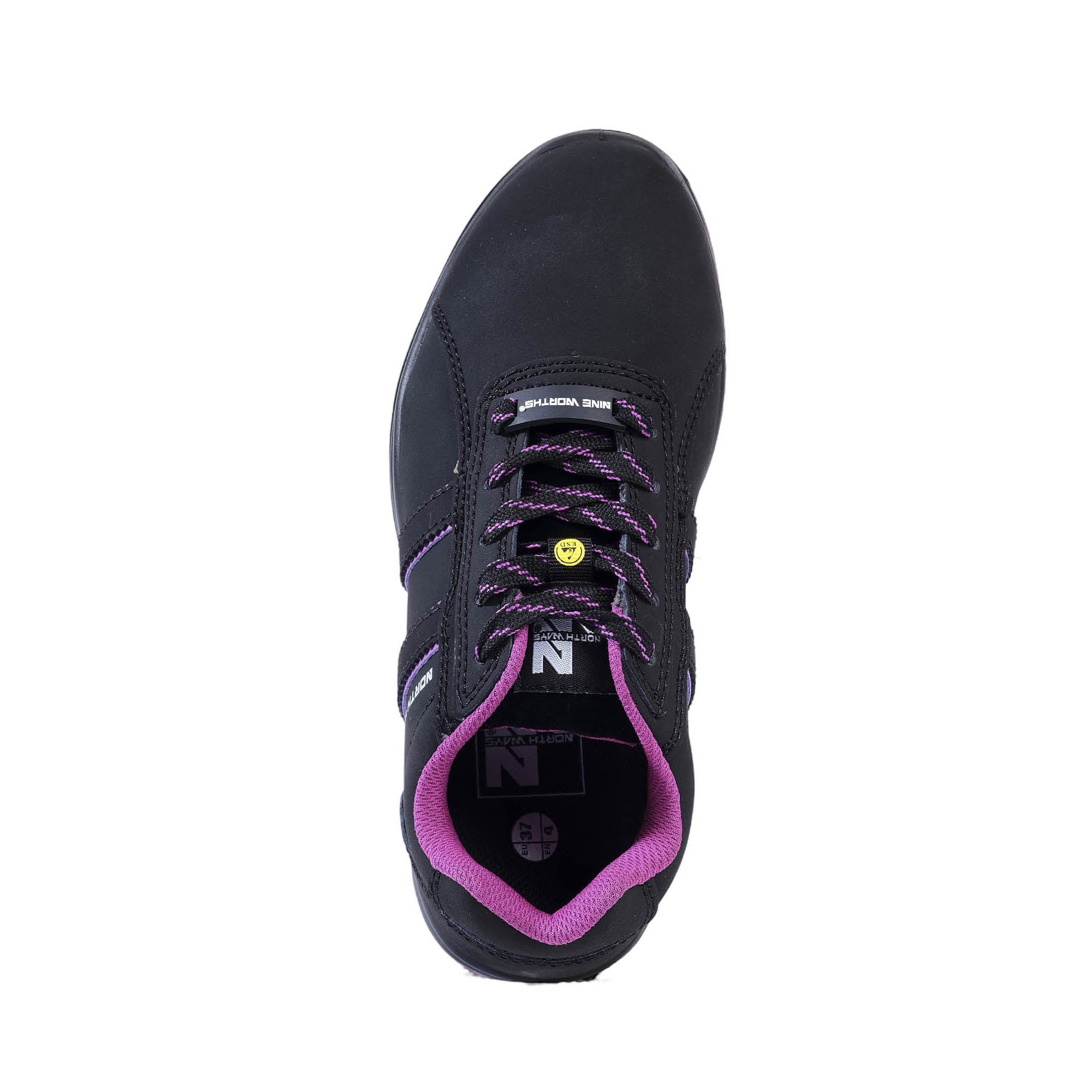 ALIZEE - LOW SAFETY SHOES - 7011 | Black